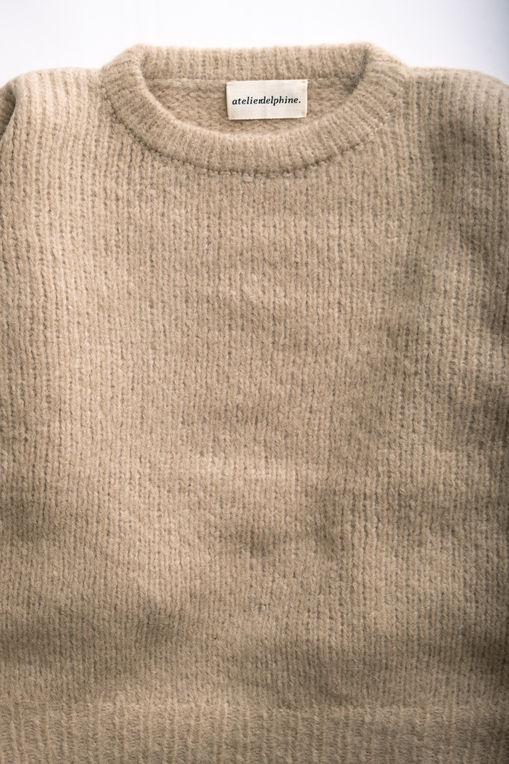 BALLOON SLEEVE SWEATER - SAND