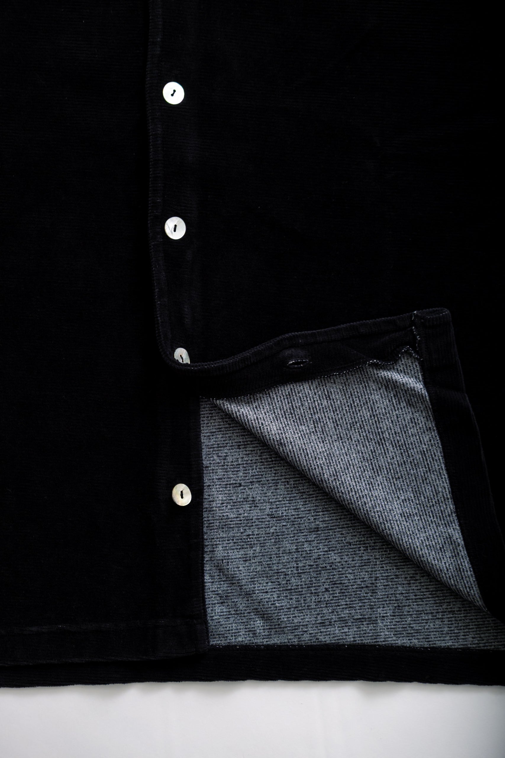 VELOUR POLO - CAVIARV