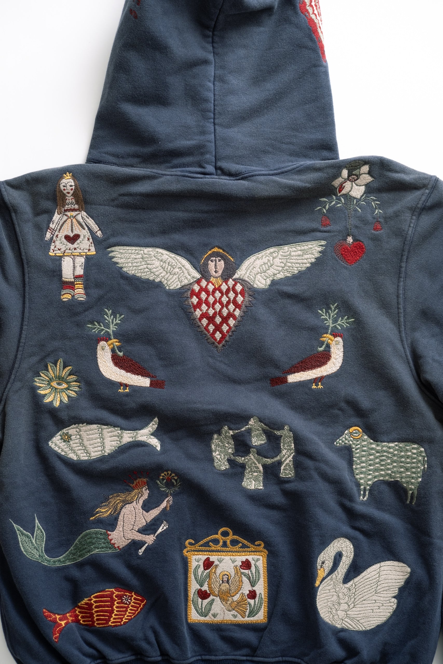 FOLK HOODIE - NAVY