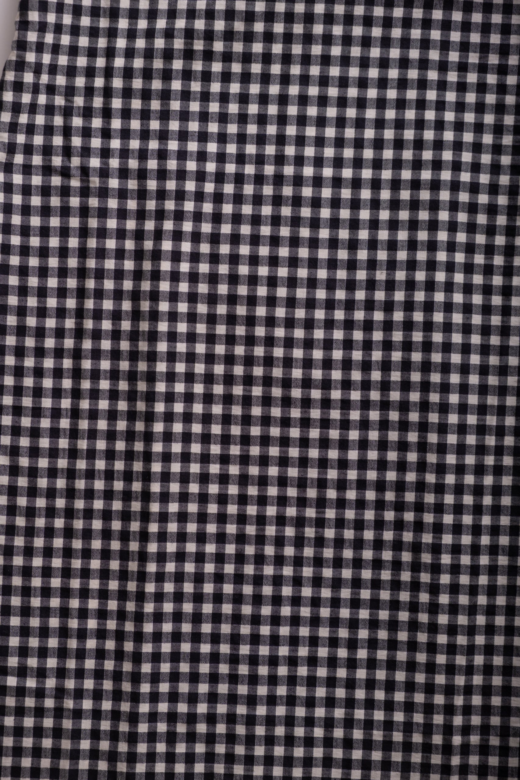 OYSTER DRESS - BLACK GINGHAM