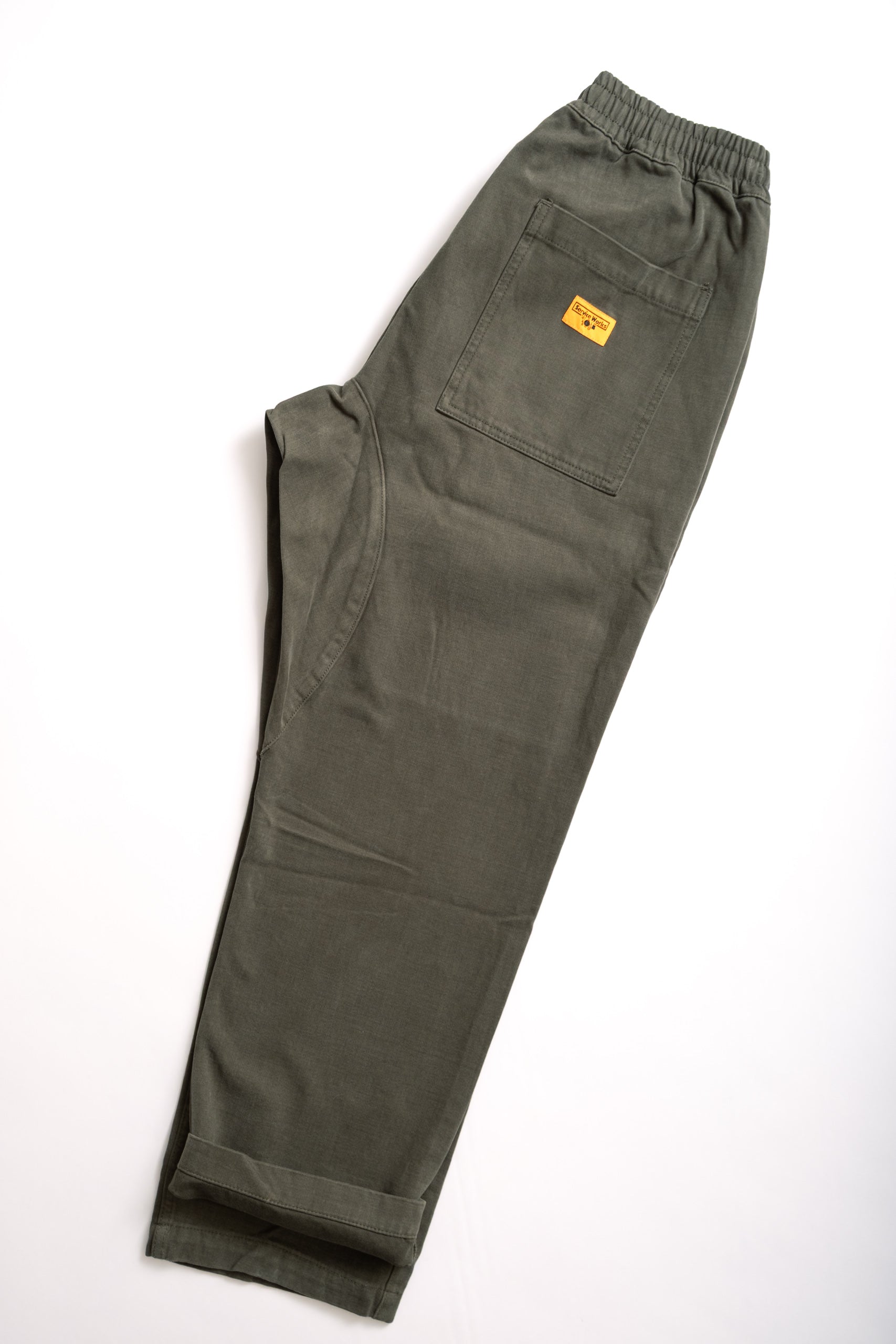 MOLESKIN CHEF PANT - MOSS