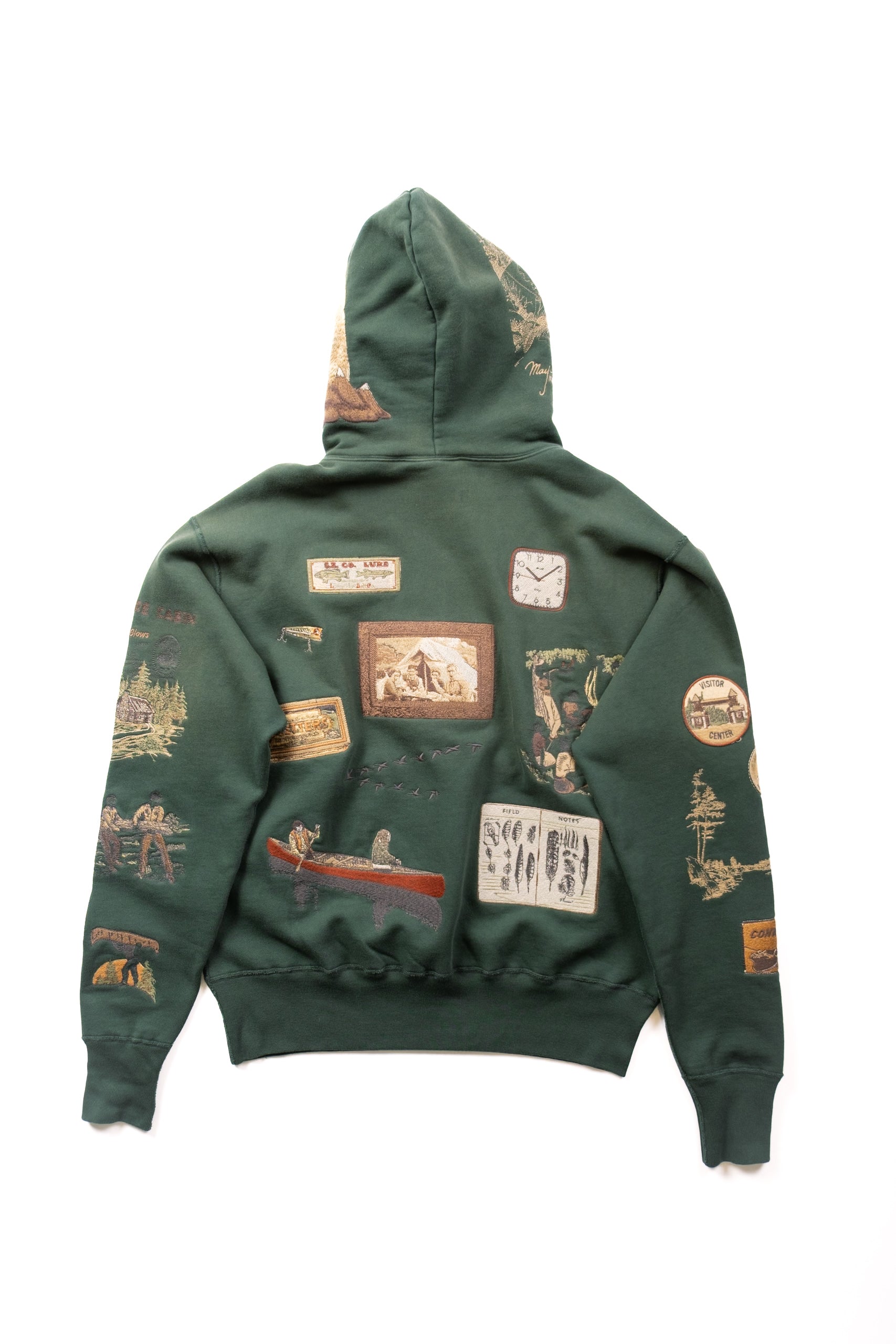 TRAIL HOODIE - FOREST GREEN