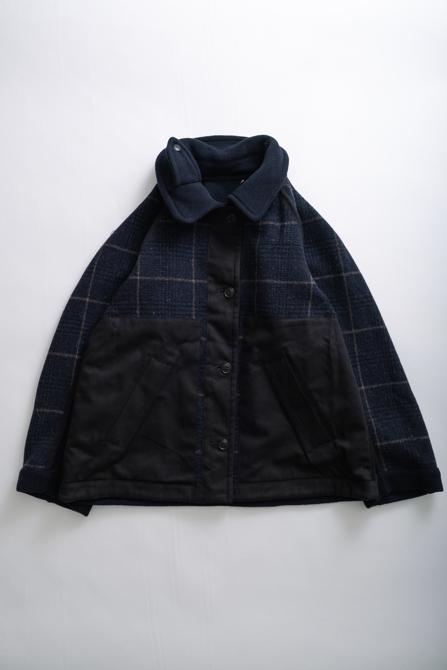 ARMY CABAN - NAVY/BROWN CHK