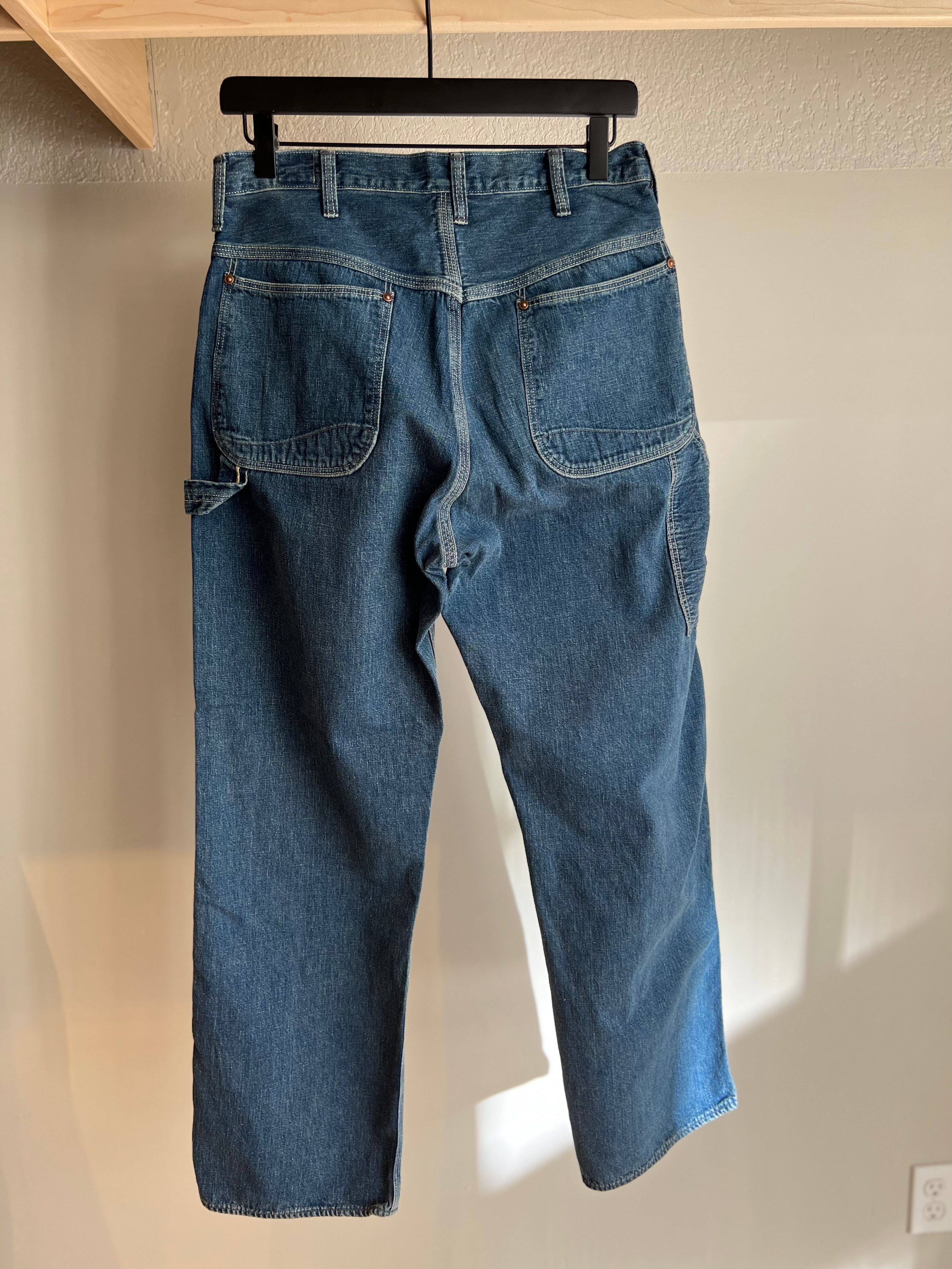 DENIM PAINTER PANTS USED WASH