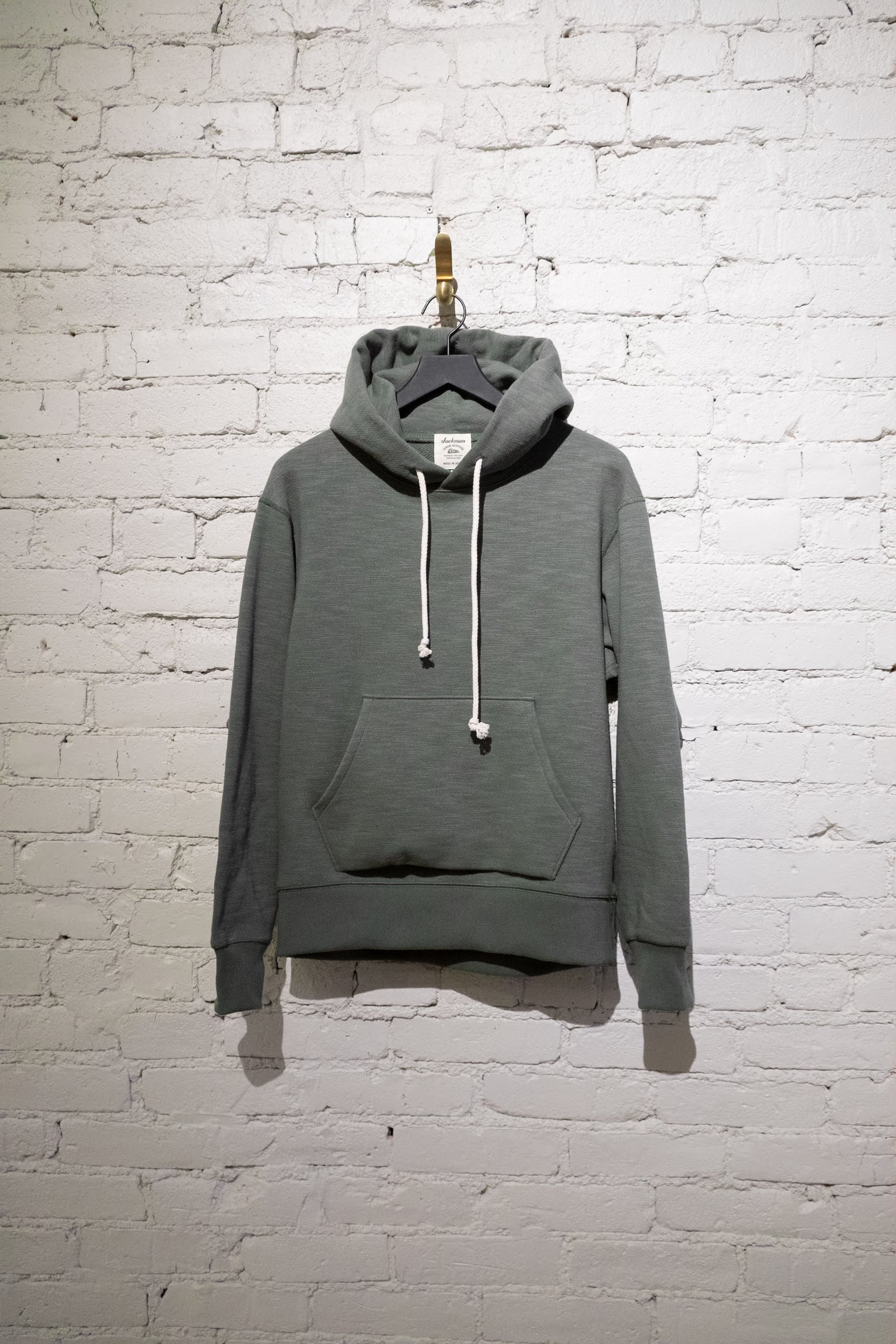 GG SWEAT PULLOVER PARKA - SLATE GREEN