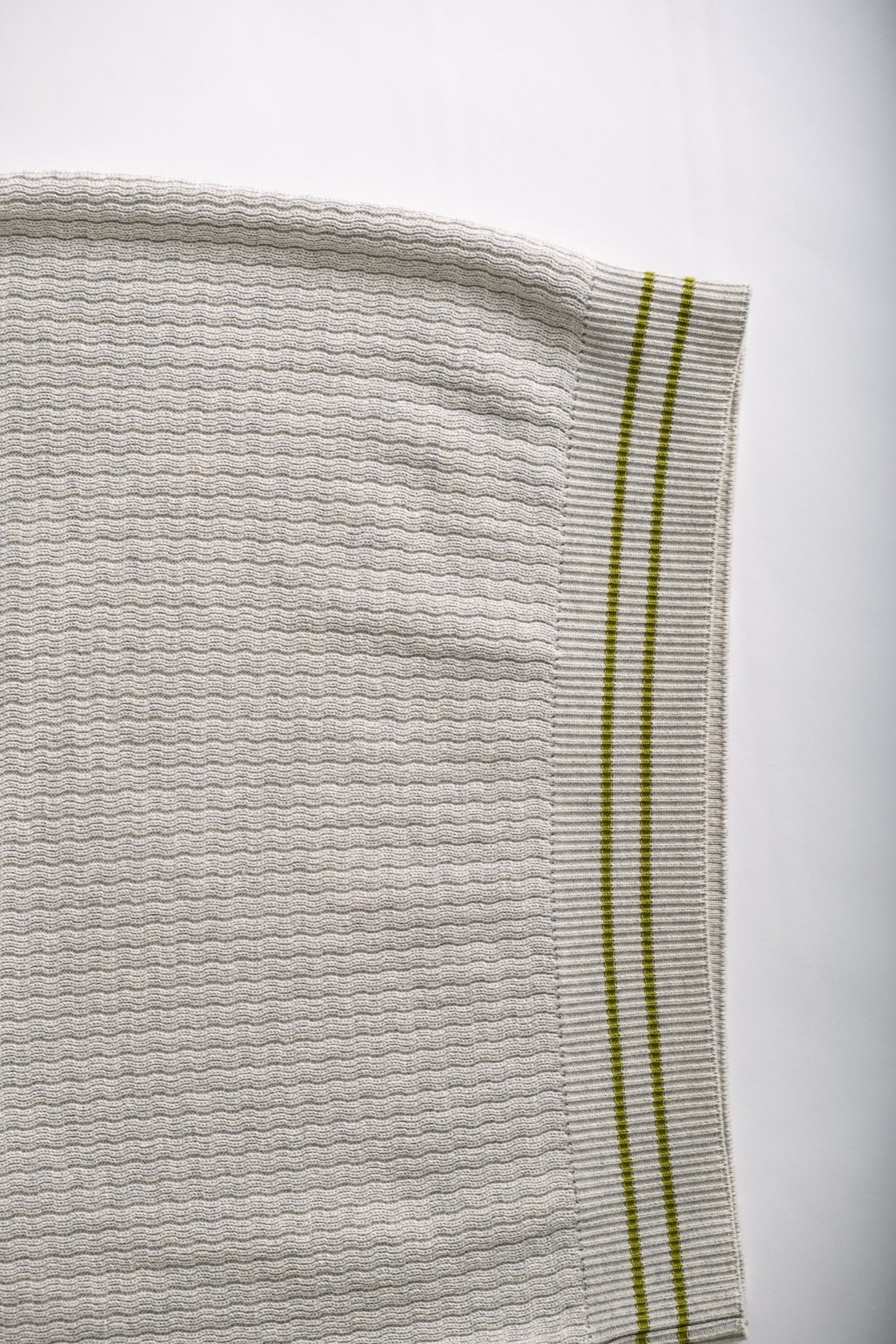 KNITTED POLO - GREY MELANGE