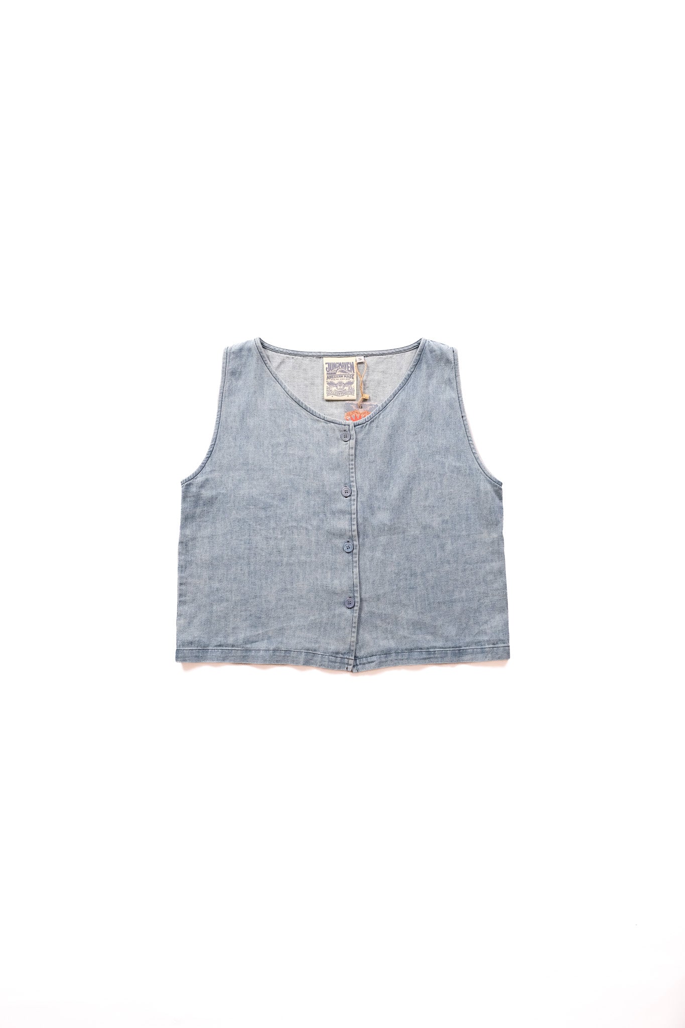 SKYLINE DENIM VEST - LIGHT