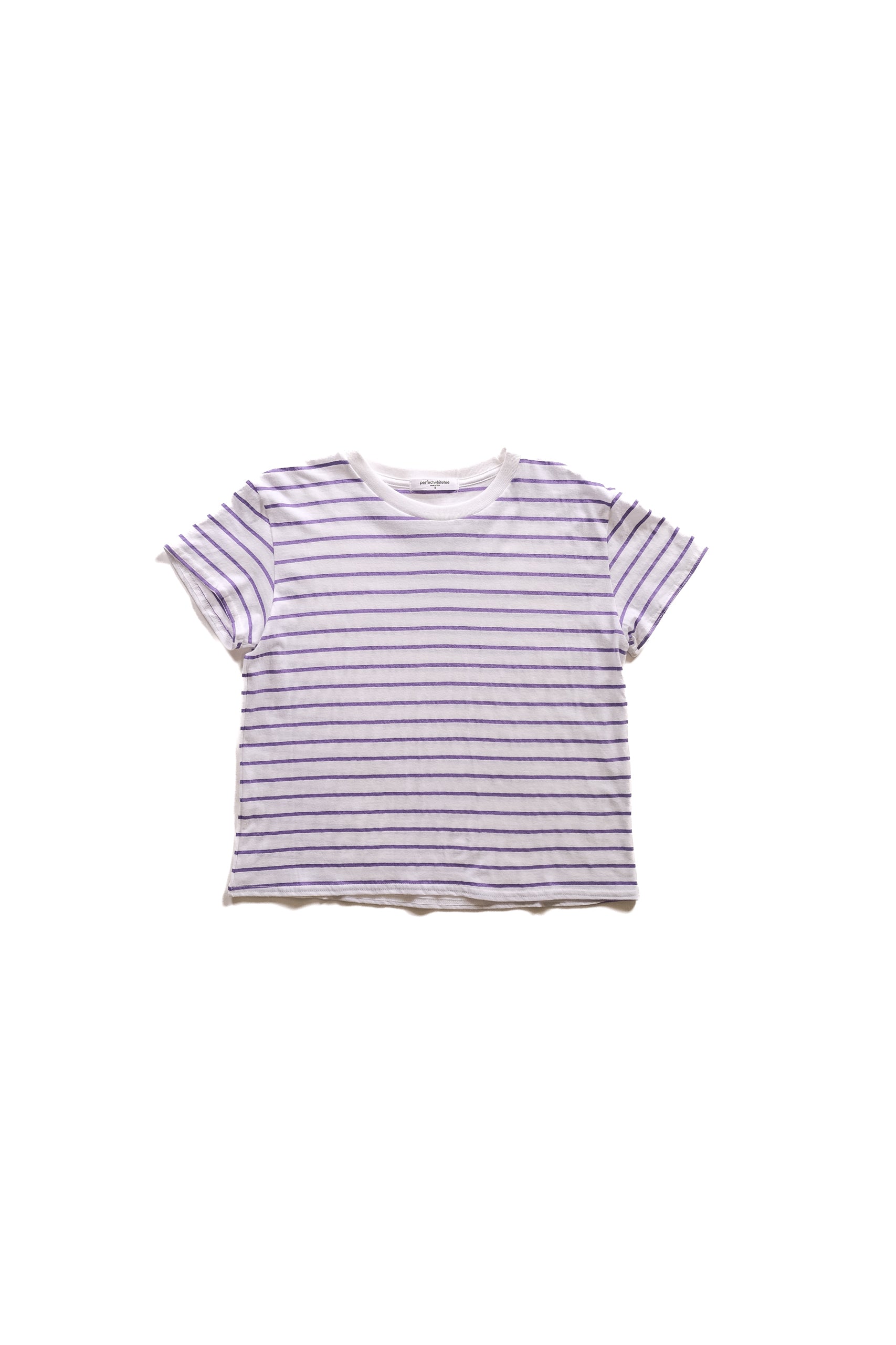 EVERETT - VIOLET/WHITE STRIPE