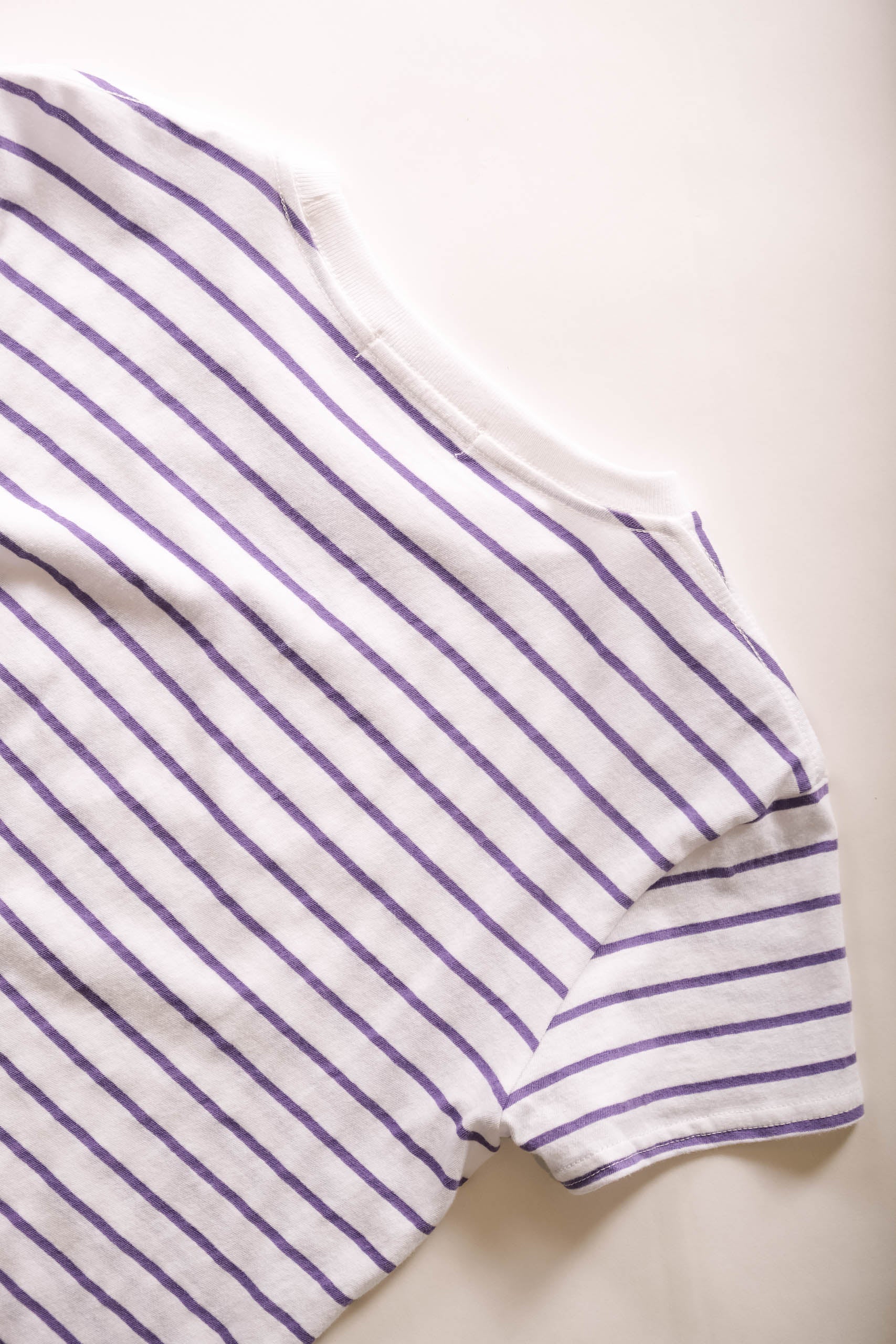 EVERETT - VIOLET/WHITE STRIPE