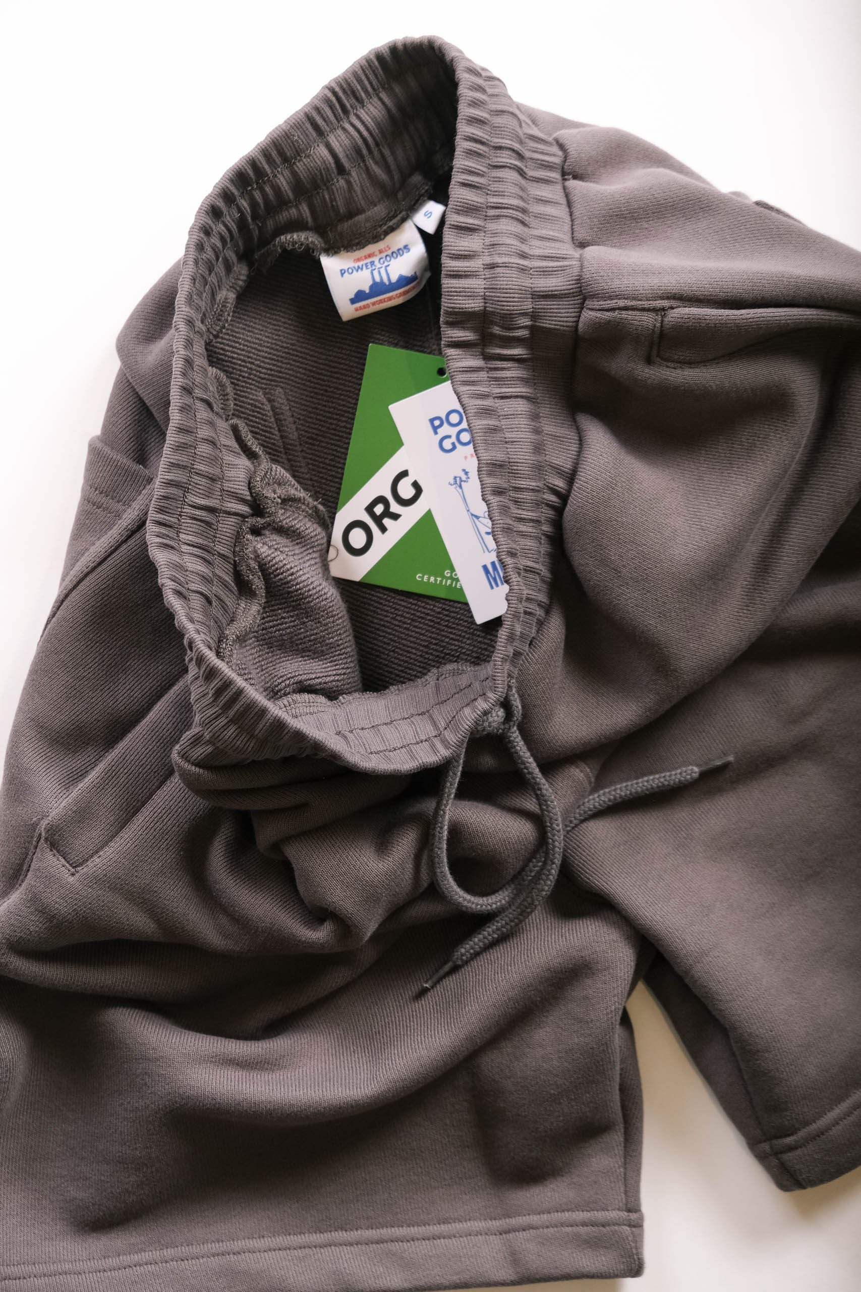 LOOPBACK SHORT - WASHED BLACK