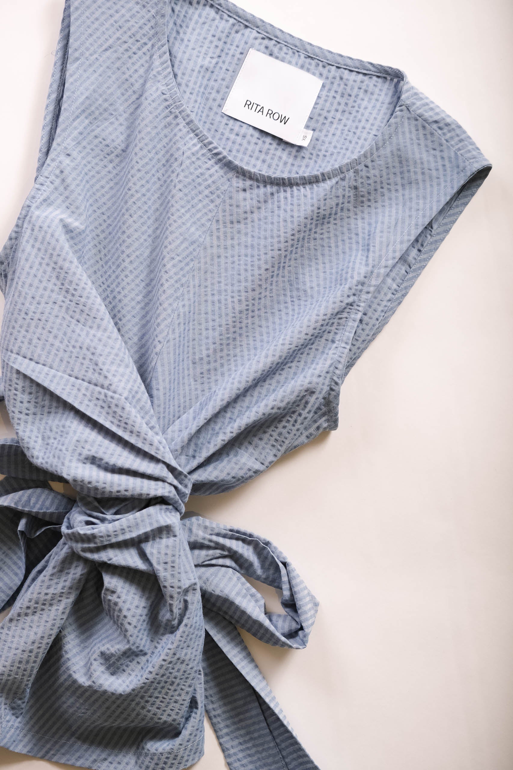 HOLAN TOP - BLUE STRIPES