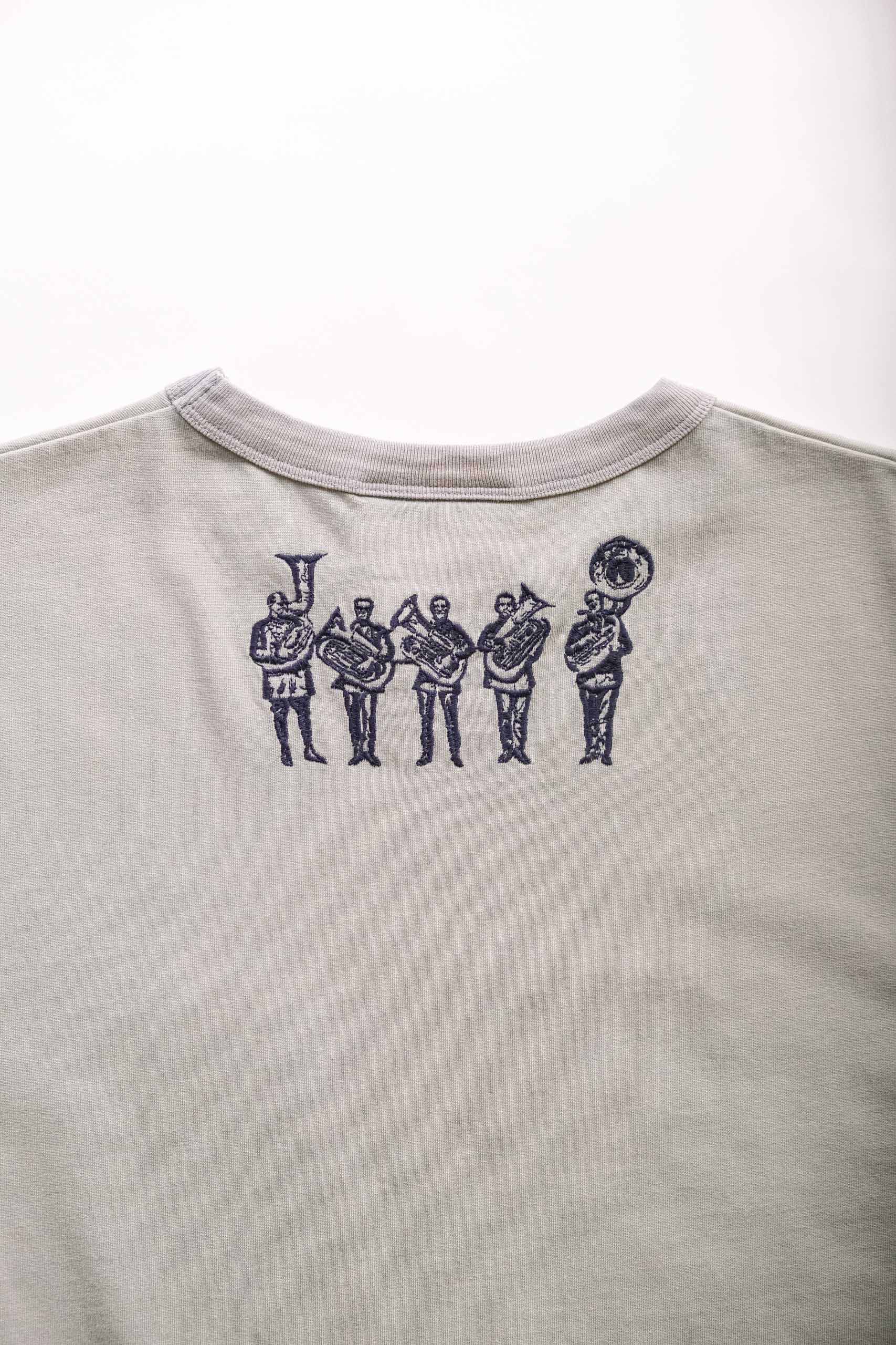 ORCHESTRA TEE - TEAL GREY