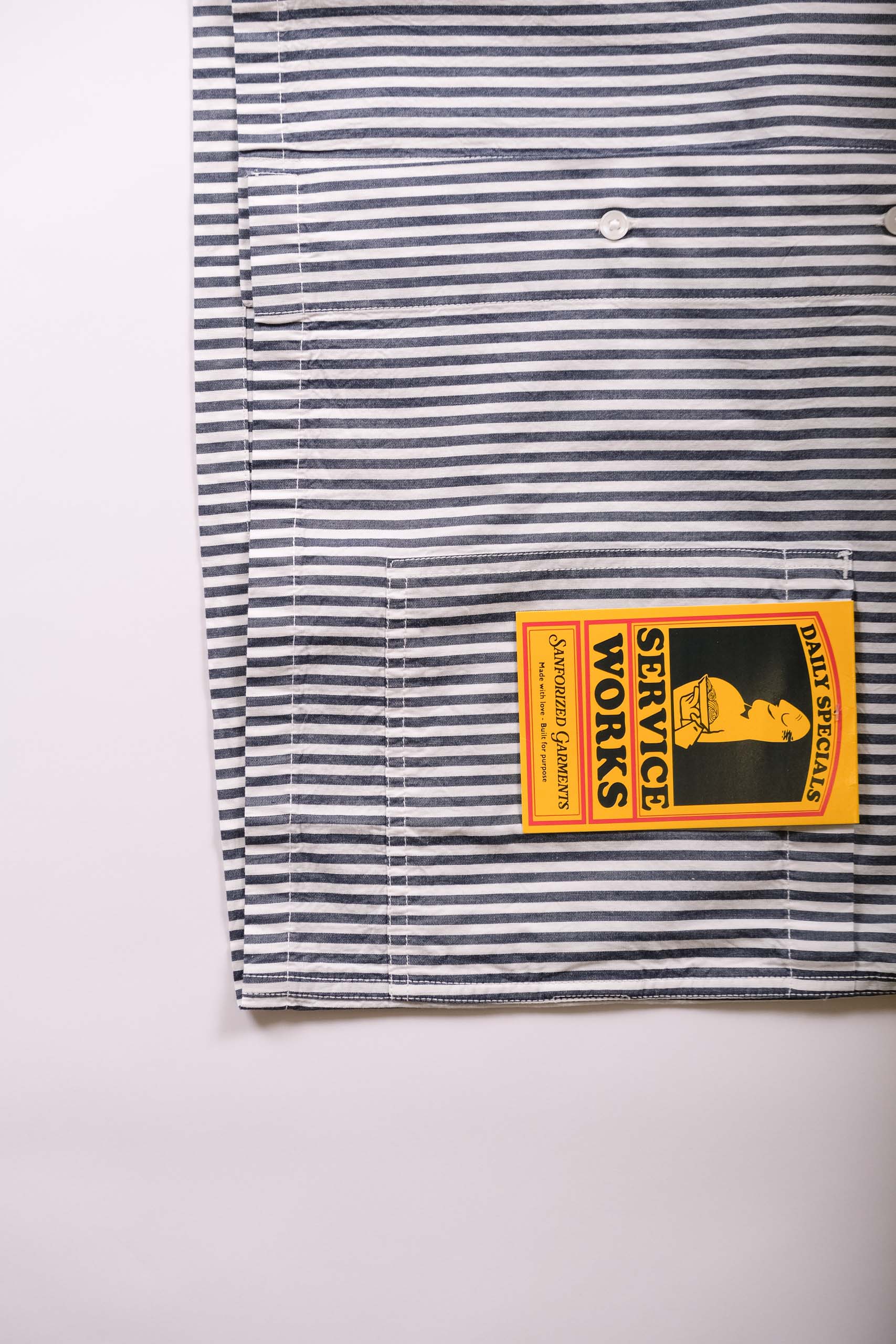 POPLIN WAITER SHIRT - ROYAL