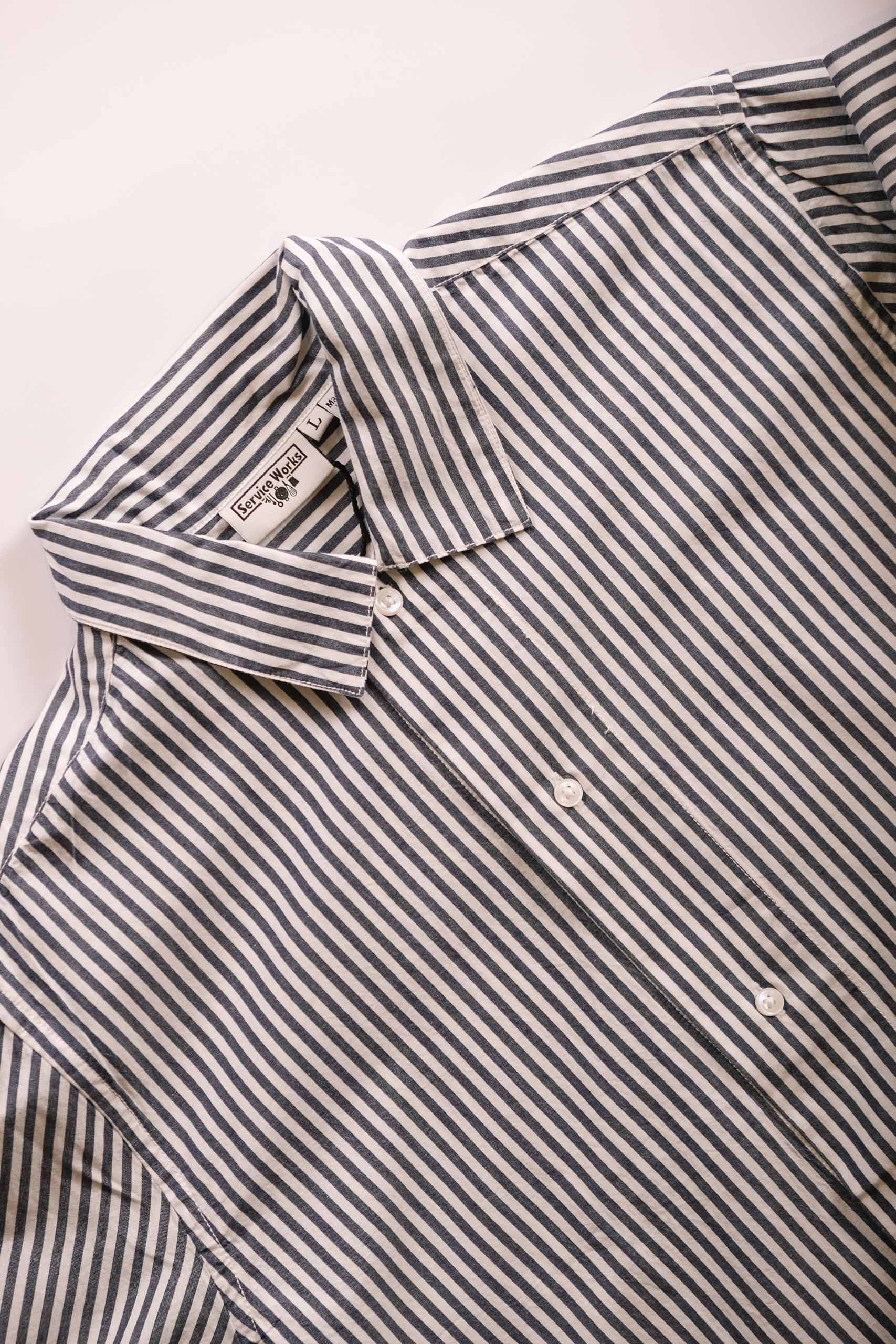 POPLIN WAITER SHIRT - ROYAL