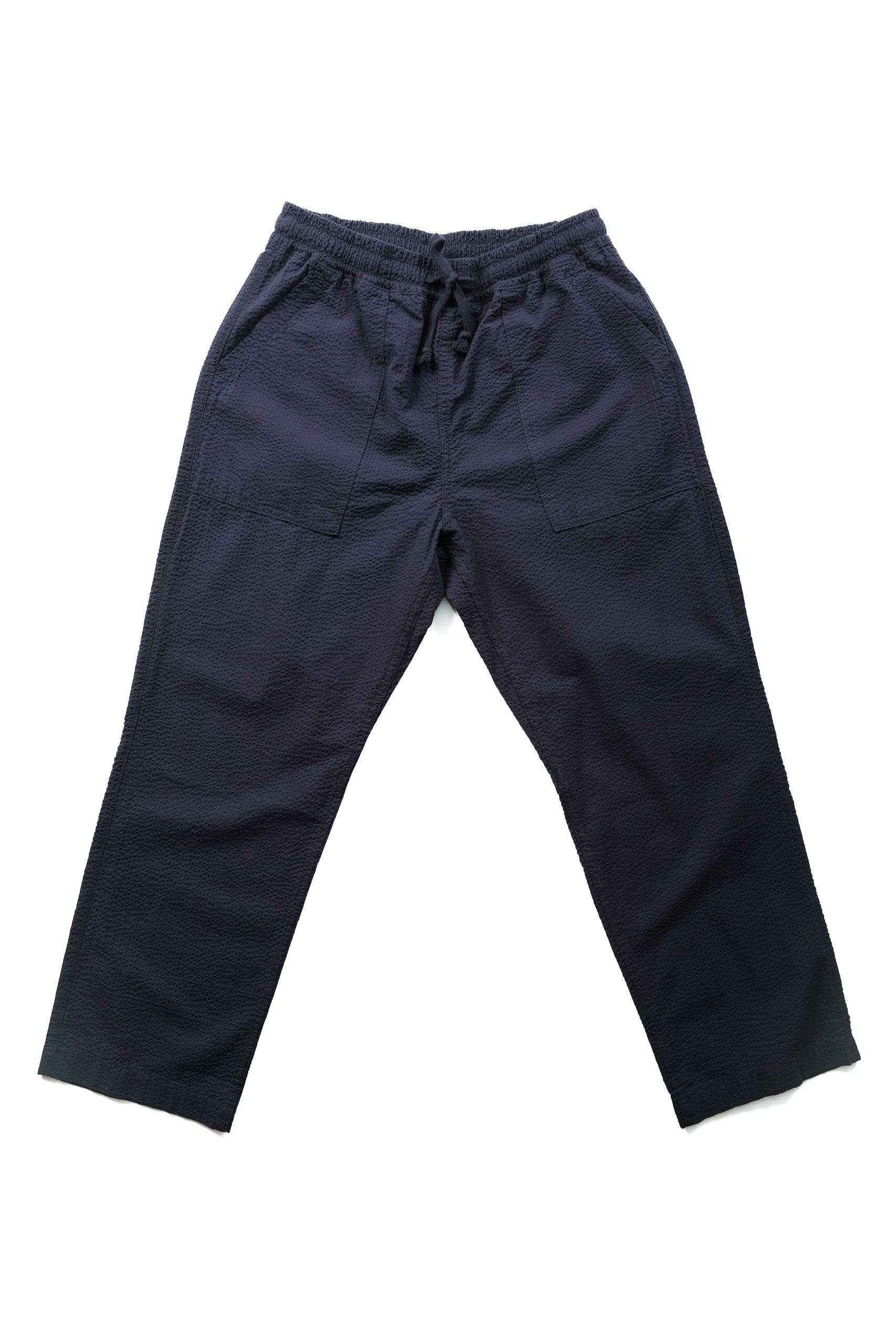 SEERSUCKER CHEF PANT - NAVY