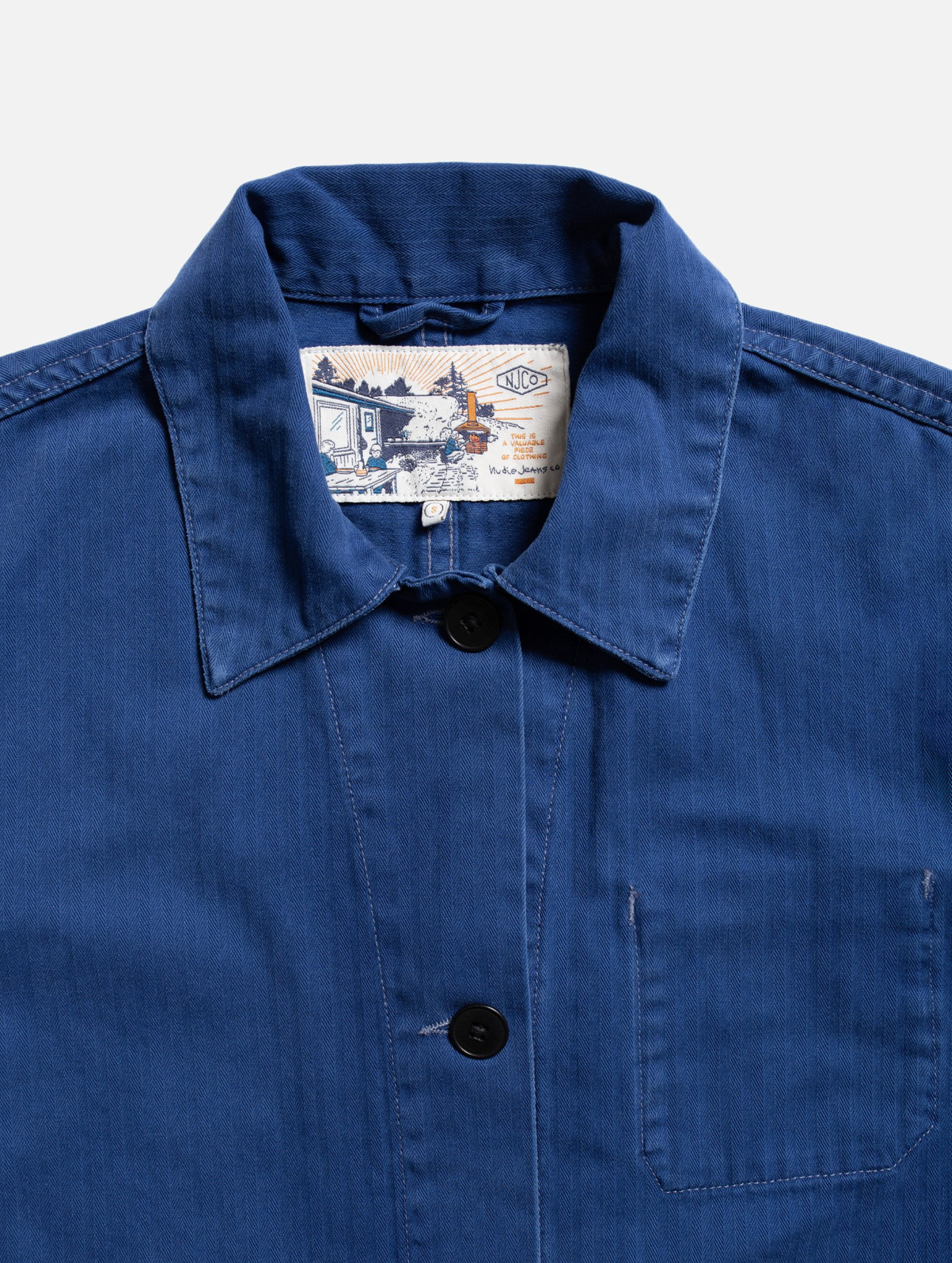 LOVIS HERRINGBONE - BLUE