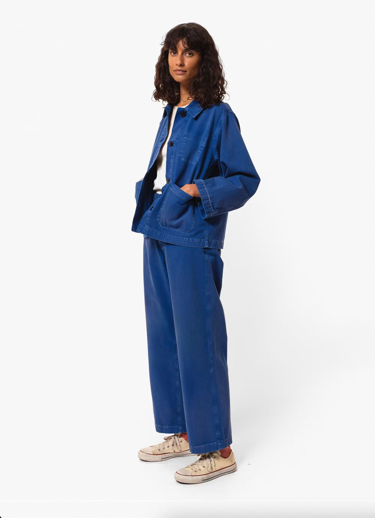 LOVIS HERRINGBONE - BLUE