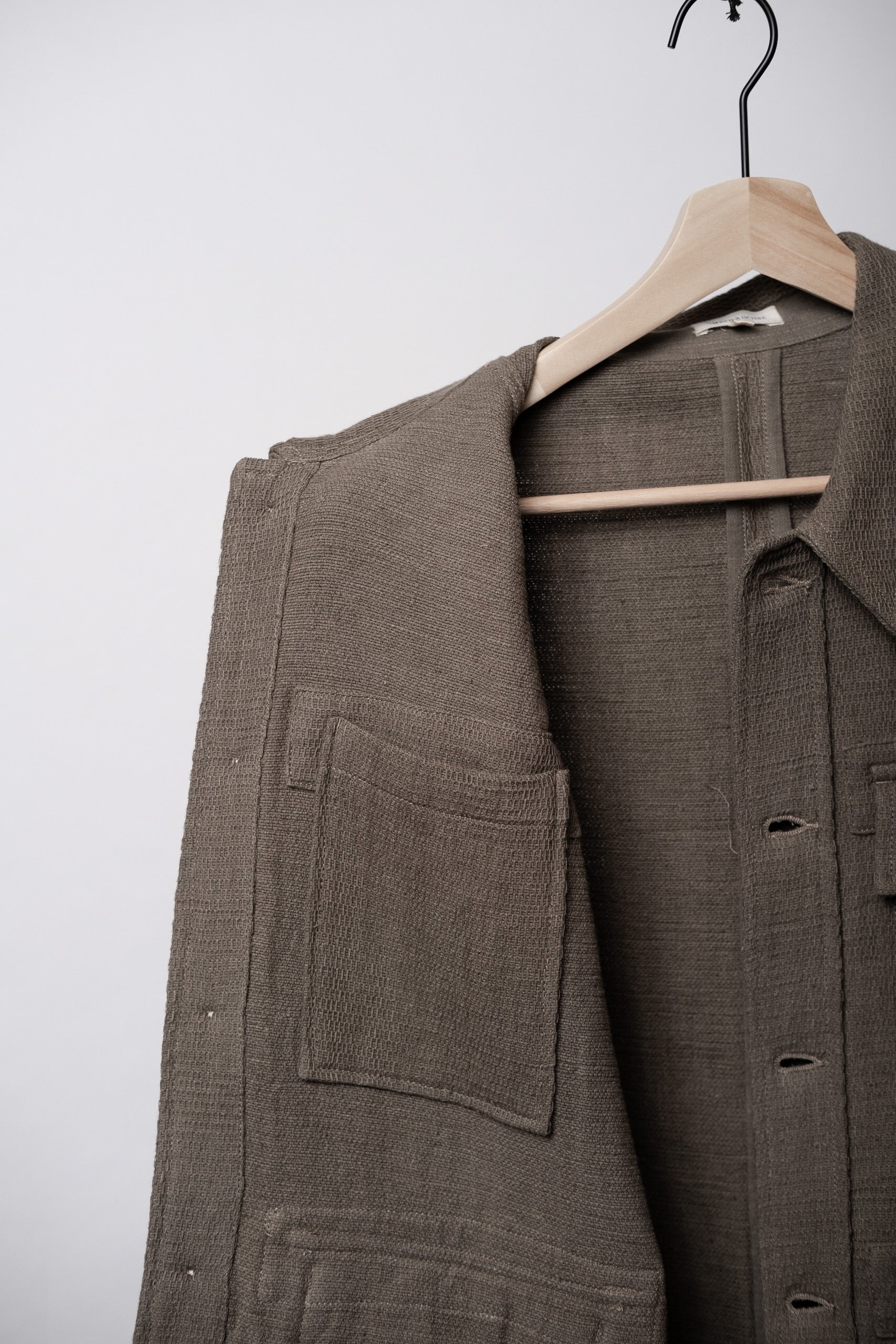 AKASH CHORE COAT - CEMENT