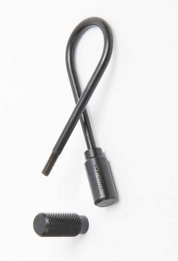 CLOSED HELIX KEYRING-BLACK