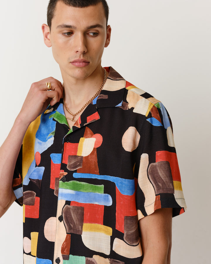 DIDCOT SS SHIRT PABLO - BLACK