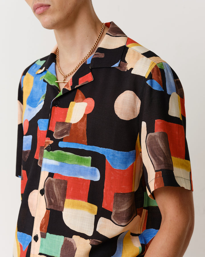 DIDCOT SS SHIRT PABLO - BLACK