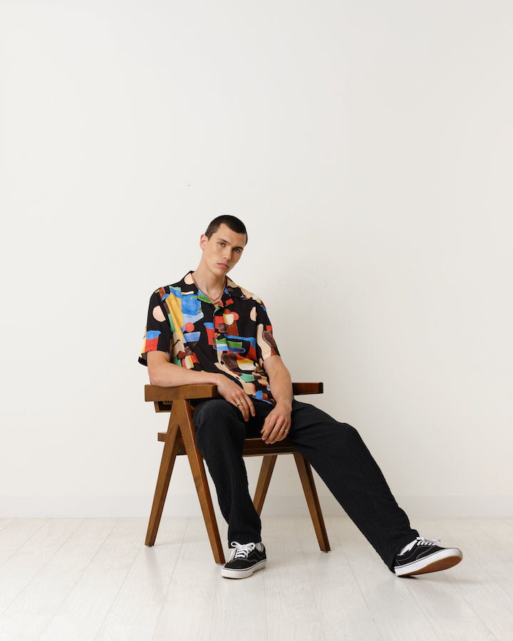 DIDCOT SS SHIRT PABLO - BLACK