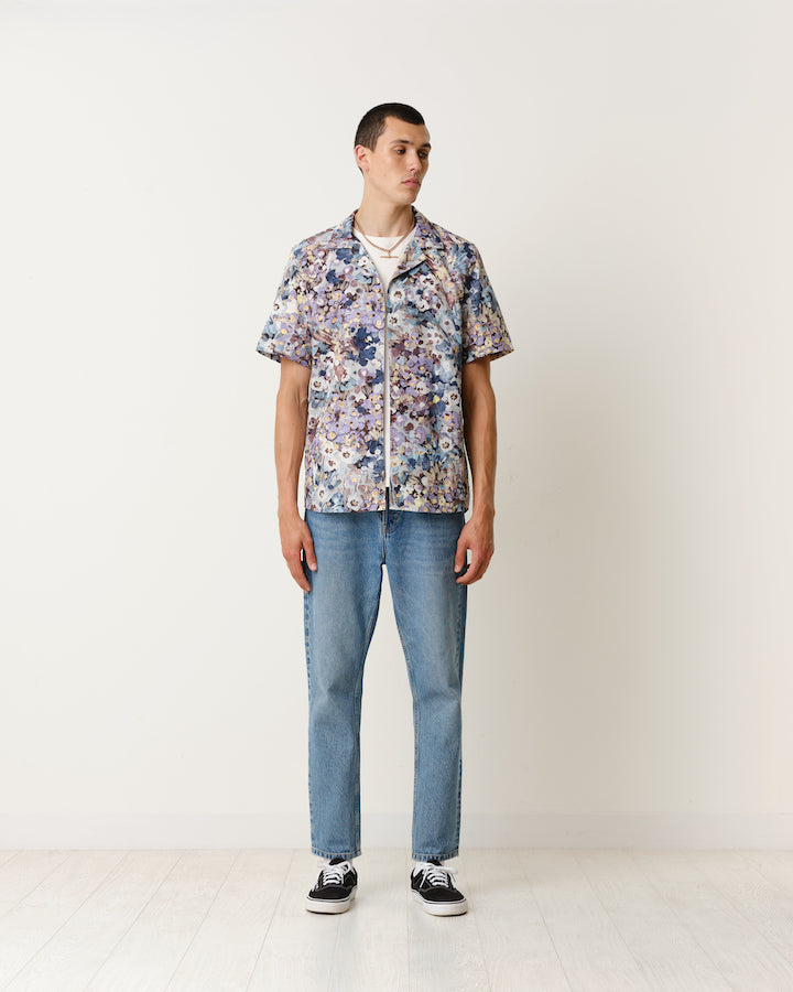 DIDCOT SS SHIRT MONET - BLUE