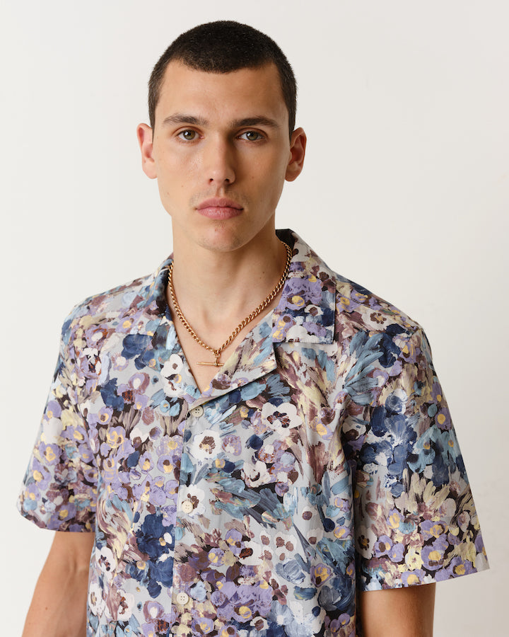 DIDCOT SS SHIRT MONET - BLUE