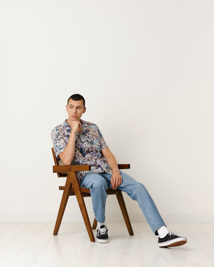 DIDCOT SS SHIRT MONET - BLUE