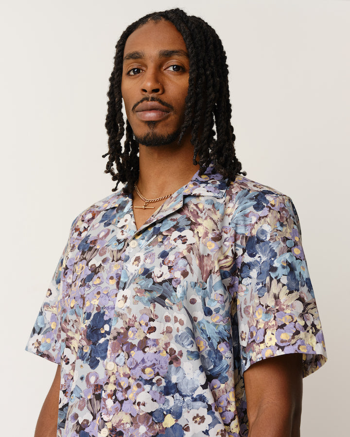 DIDCOT SS SHIRT MONET - BLUE