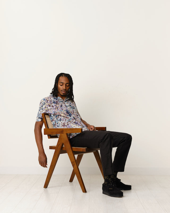 DIDCOT SS SHIRT MONET - BLUE