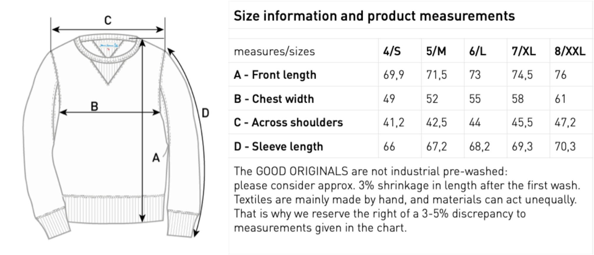 GOOD ORIGINALS SWEATSHIRT