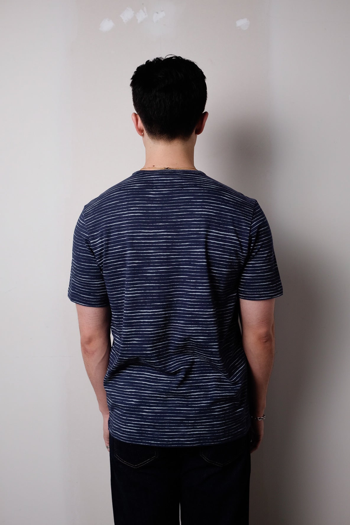 FREQUENCY STRIPE TEE - MIDNIGHT