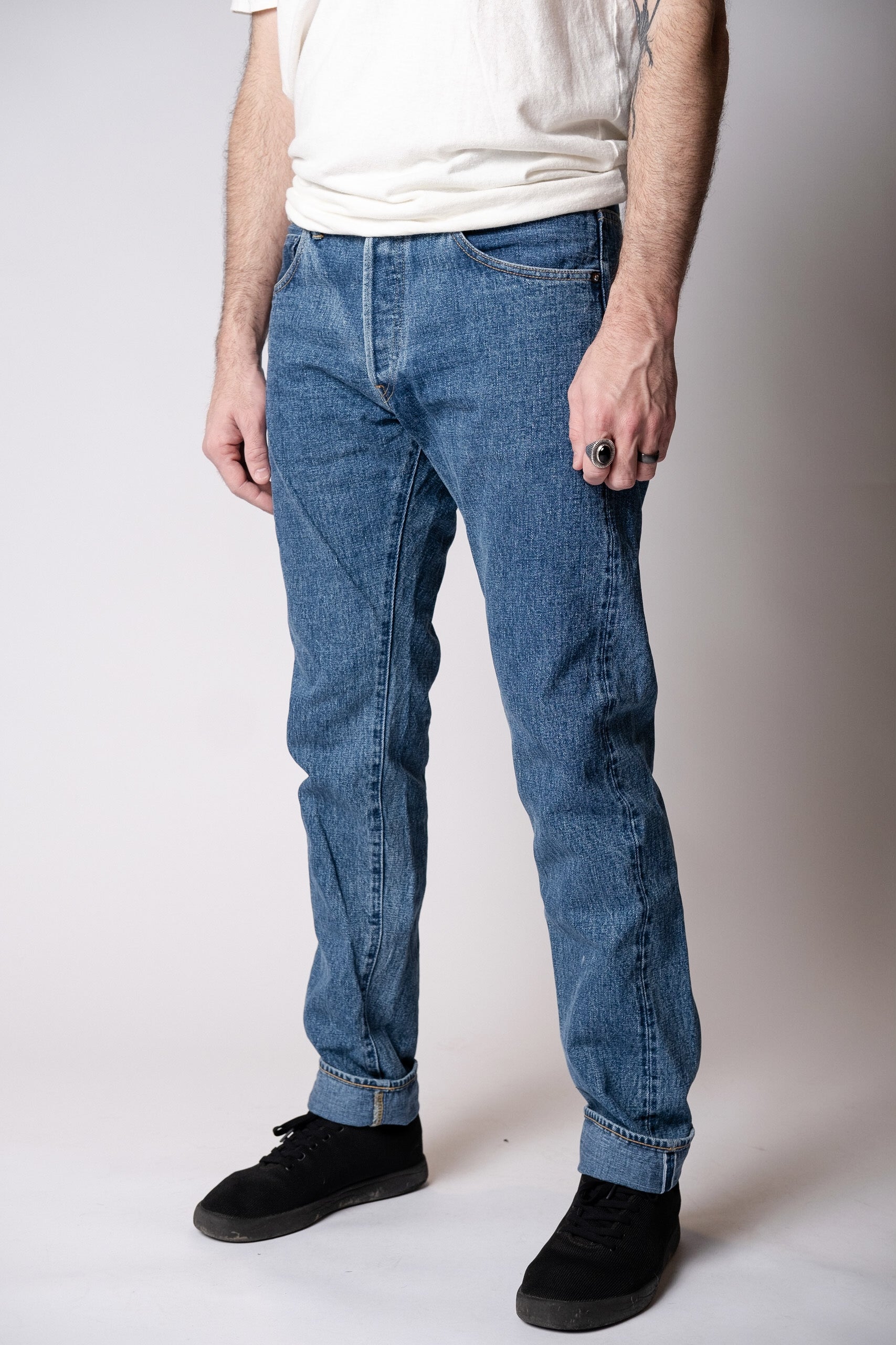 HIGH TAPERED - STONEWASH