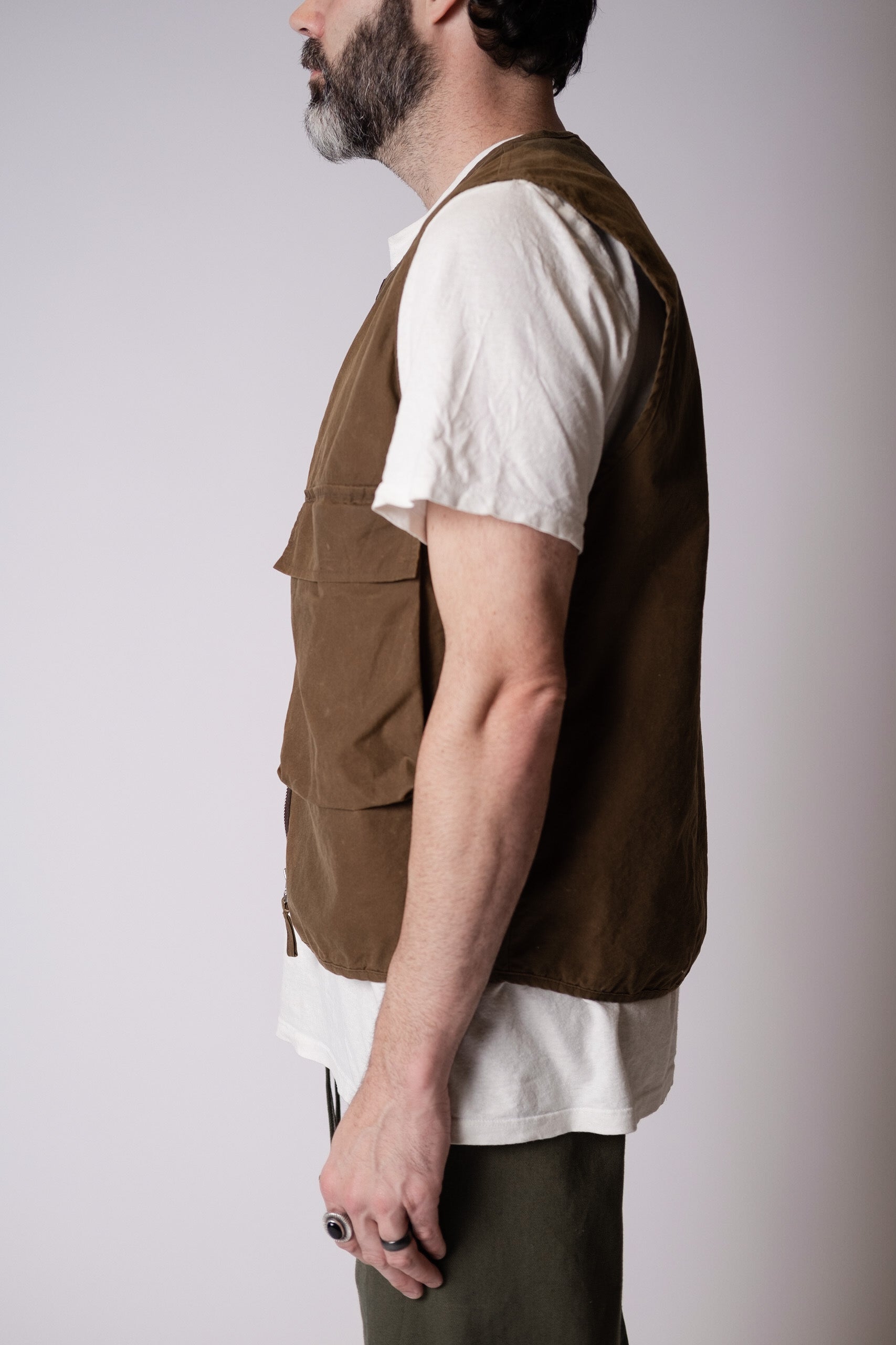 HANGOUT GILET - WAX SAND