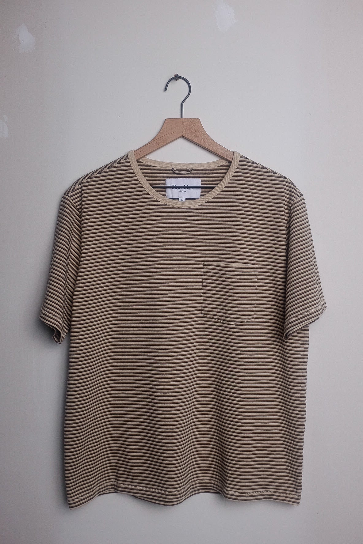 NATURAL STRIPE T-SHIRT