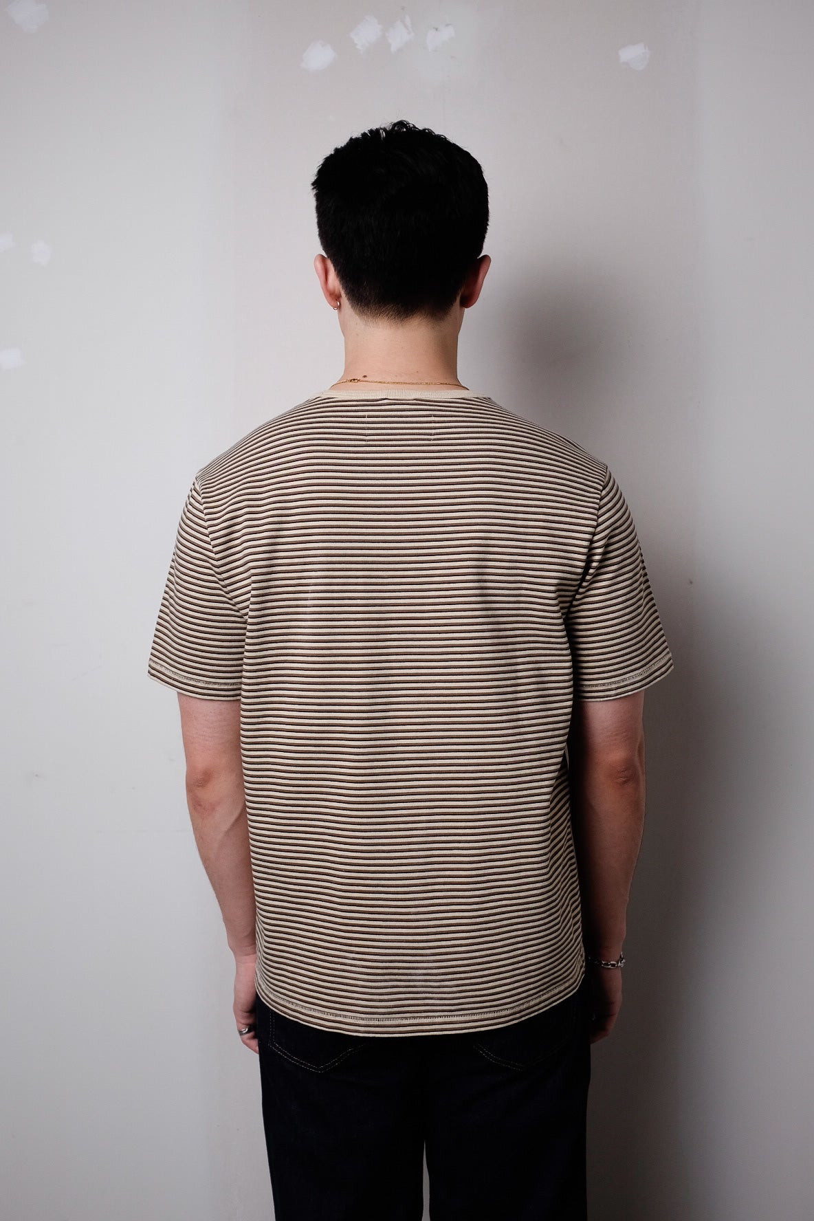 NATURAL STRIPE T-SHIRT