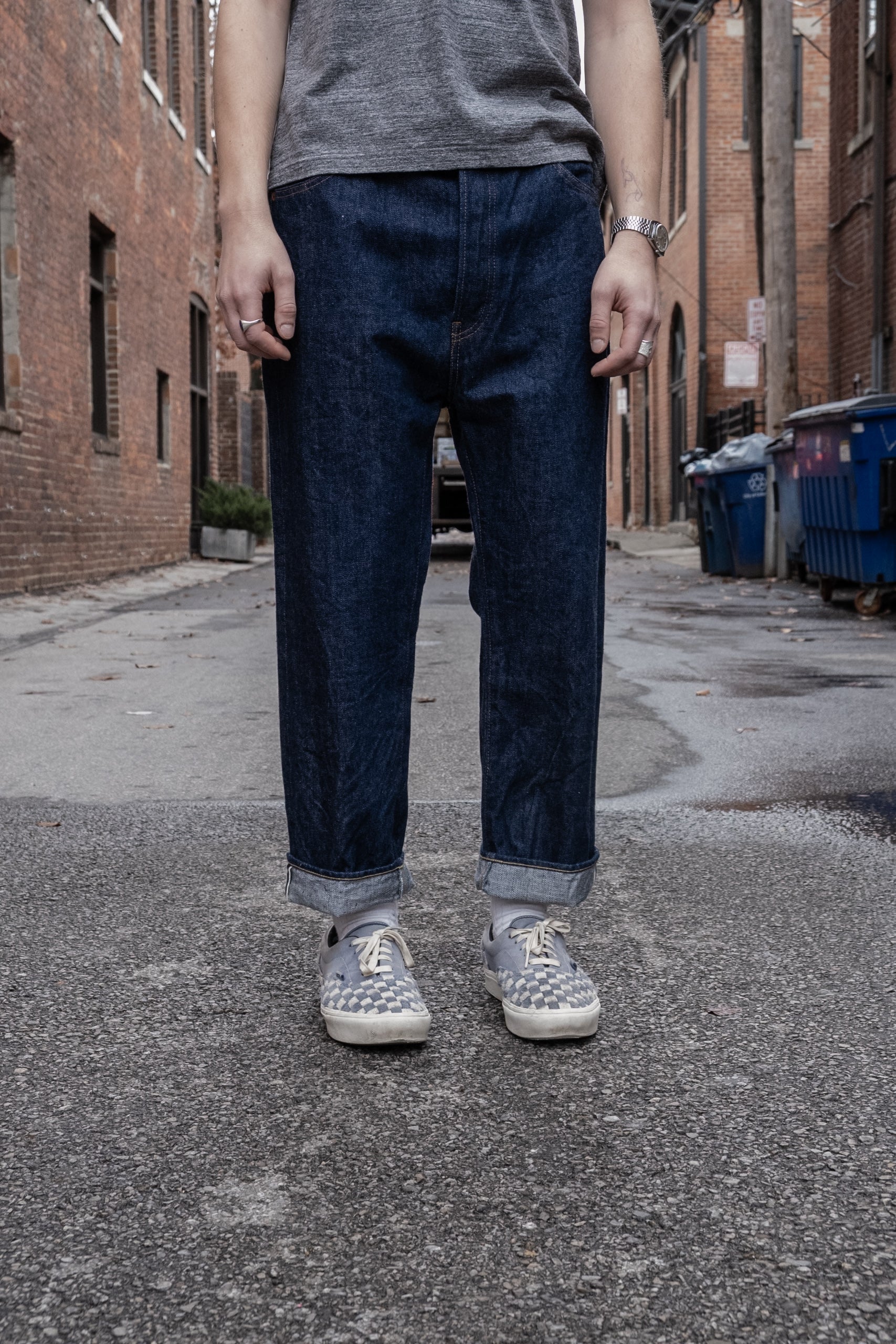 13OZ NEP WIDE TAPERED - RINSE