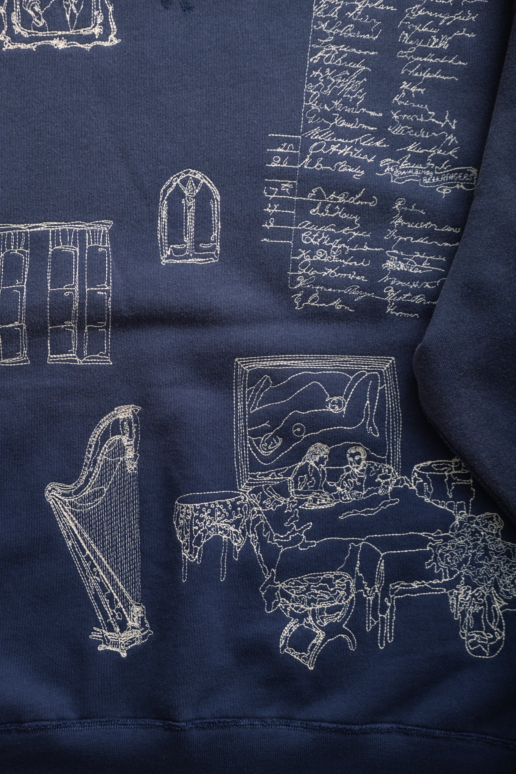HOTEL CREWNECK - NAVY