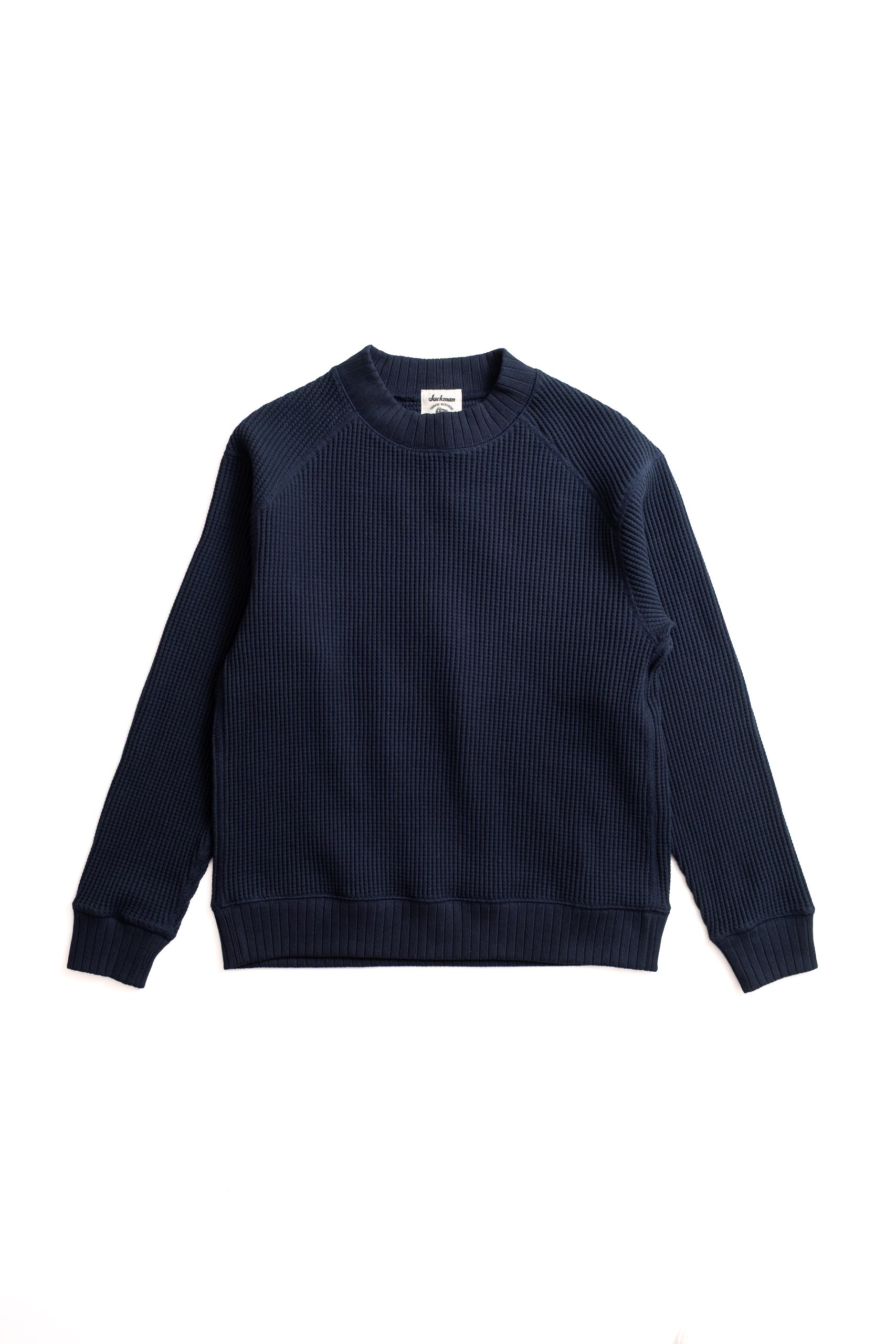 WAFFLE MIDNECK - DARK NAVY