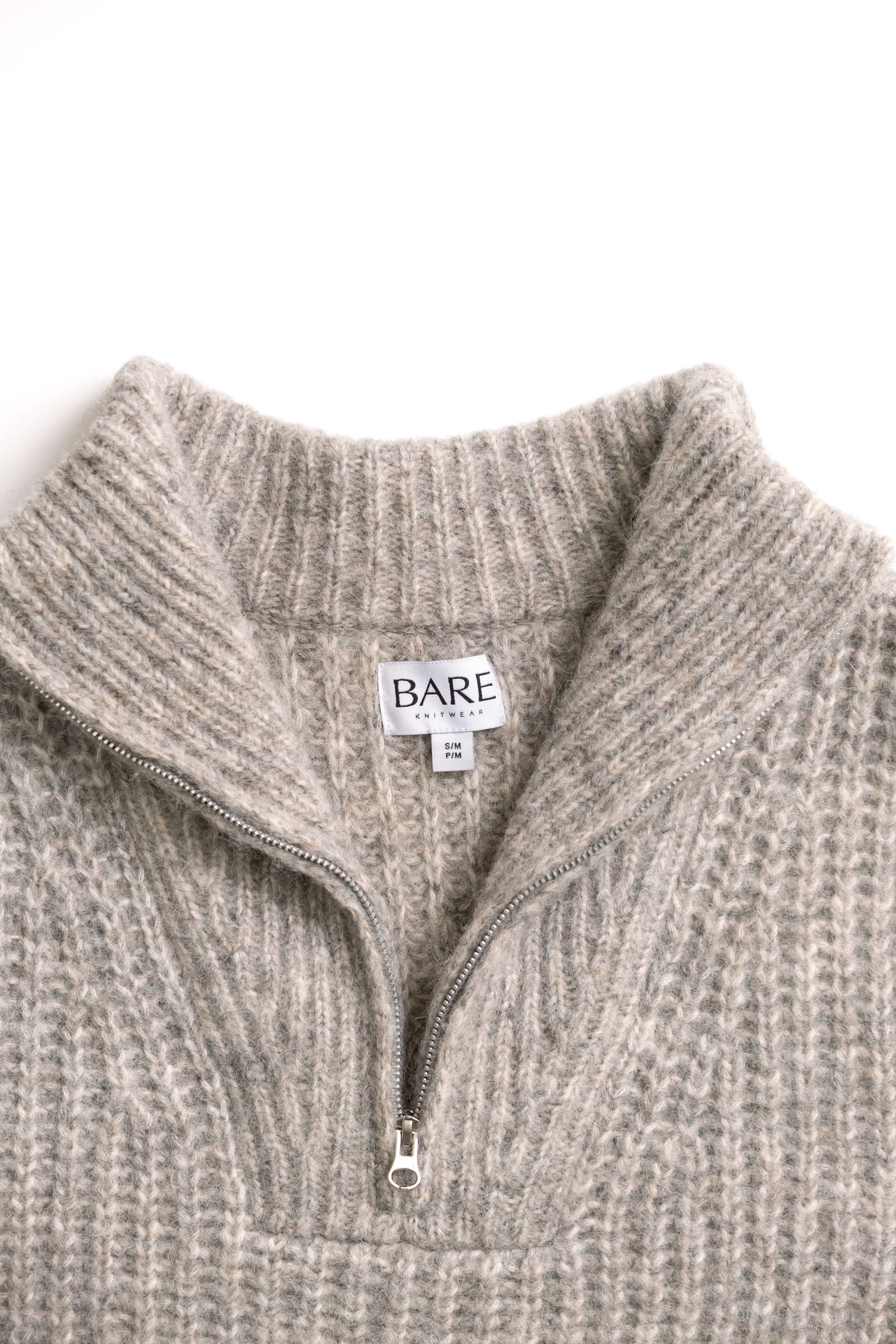ALPINE QUARTER ZIP - MARBLE