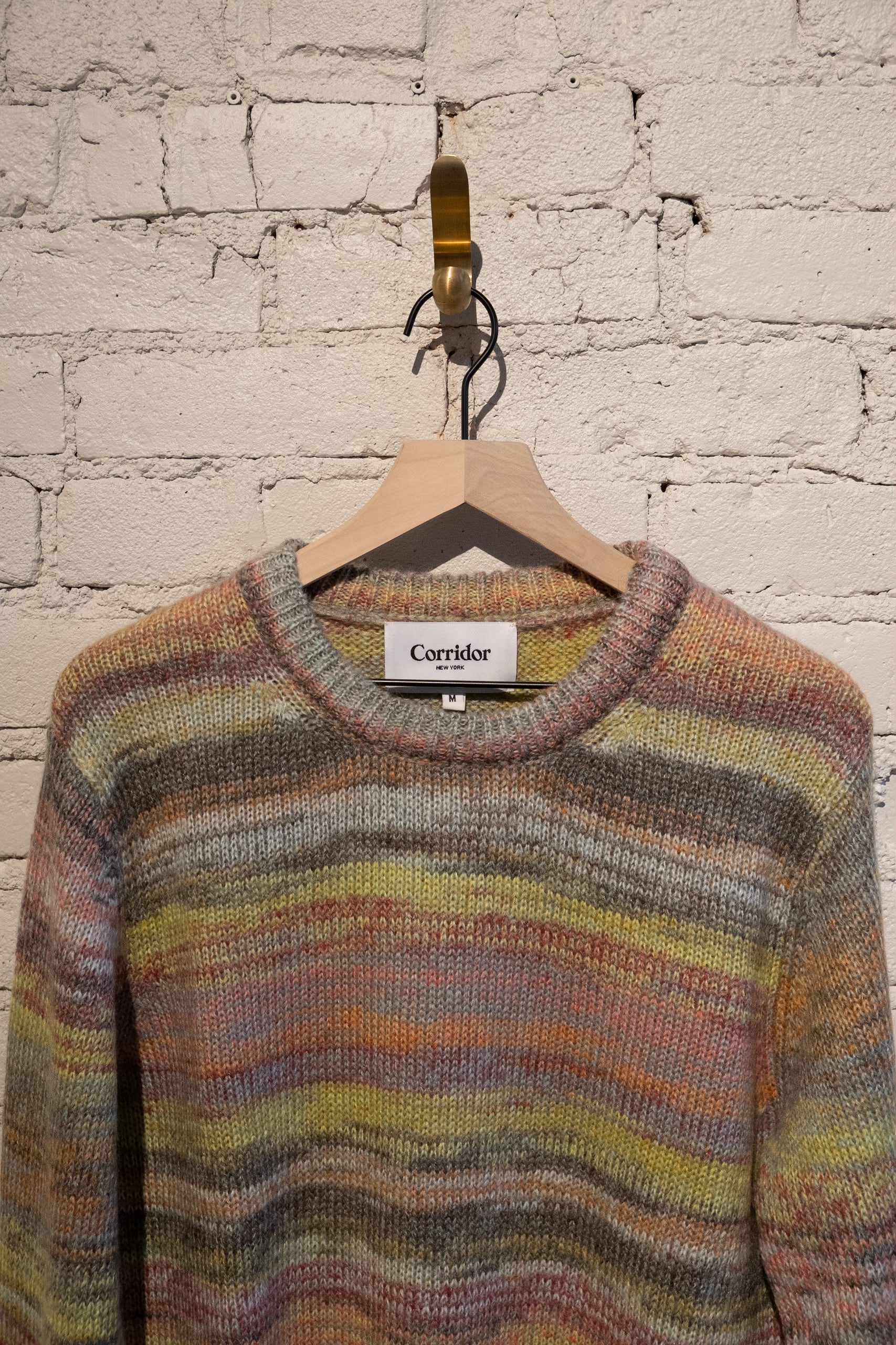 MOHAIR CREWNECK - GREEN