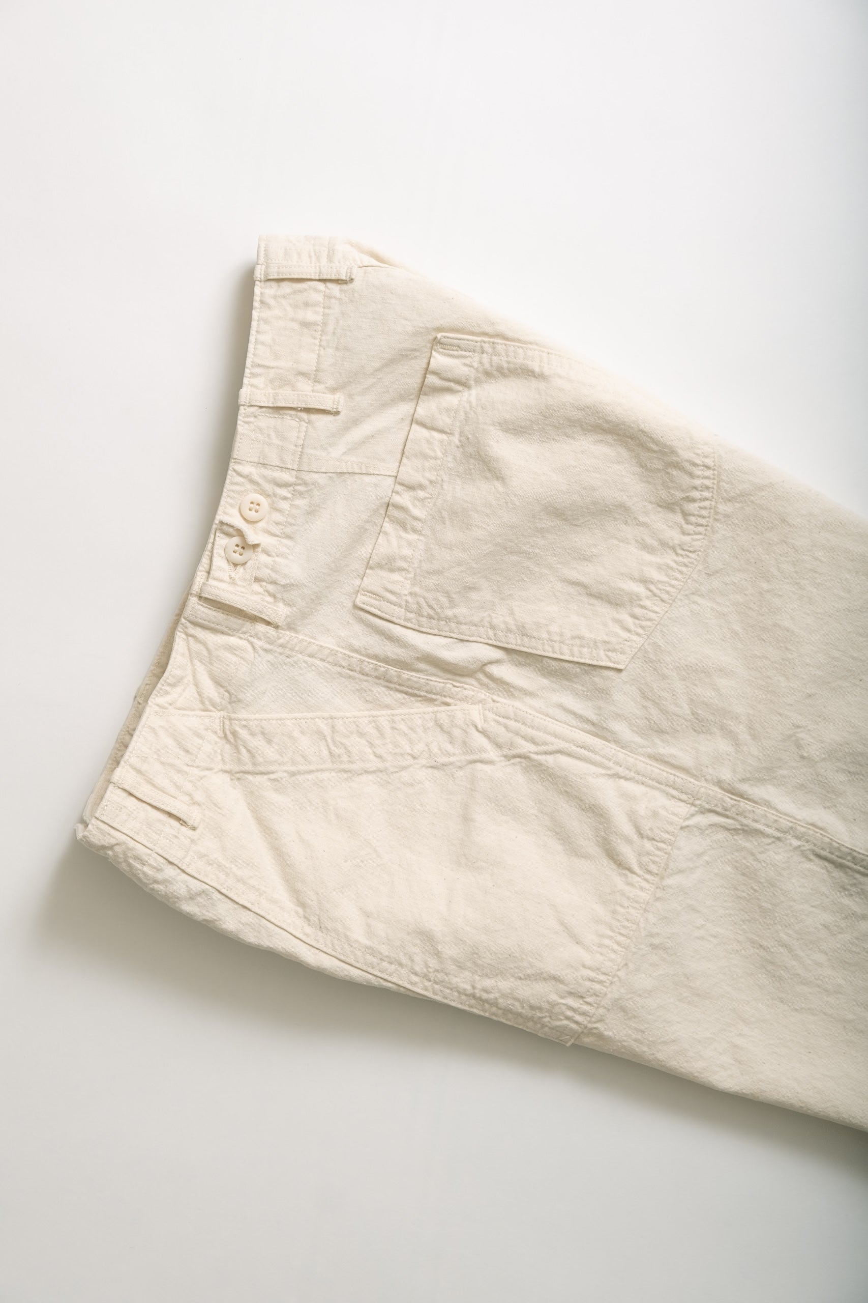 NAPPED TWILL SUMMER FATIGUE - ECRU