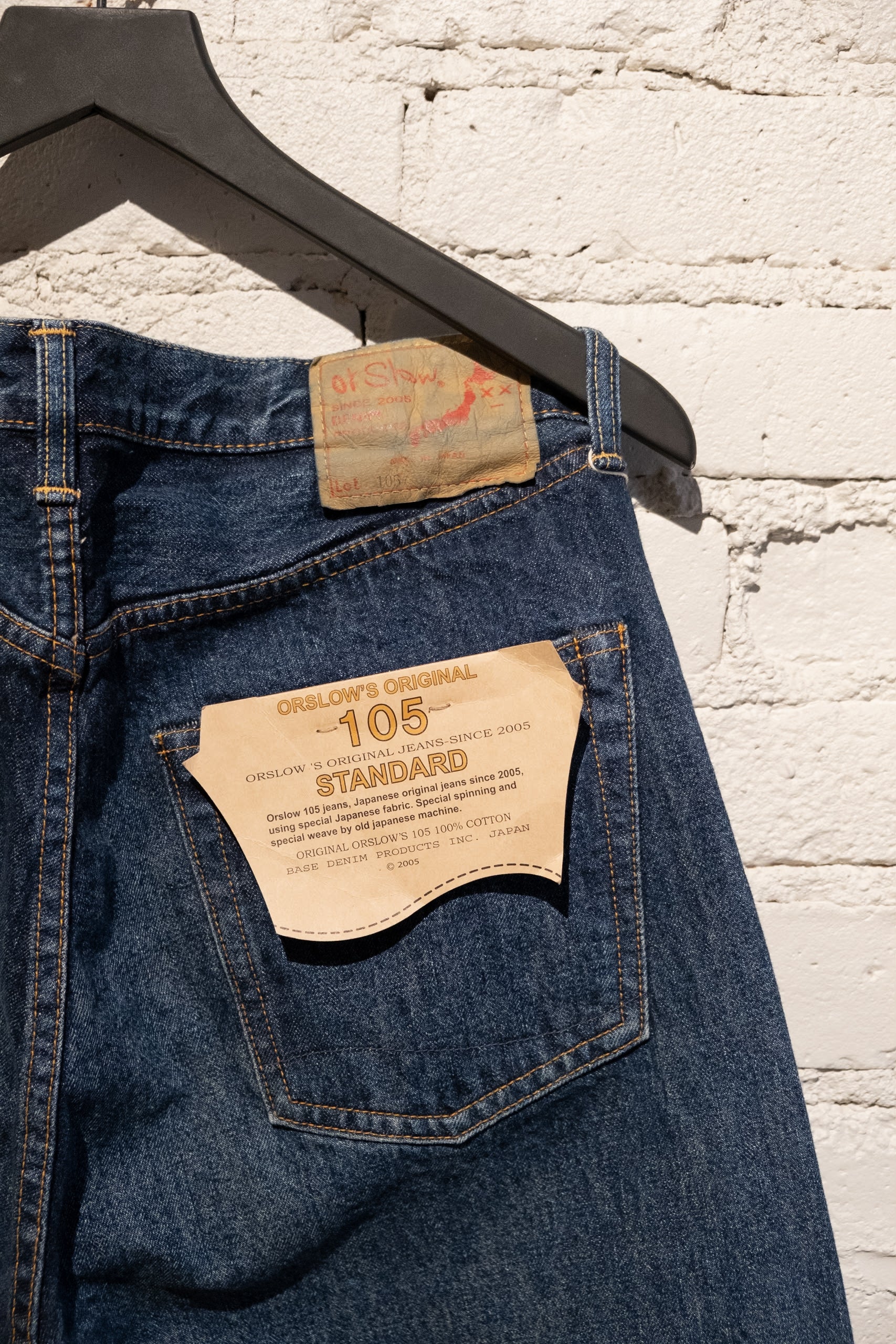 105 STANDARD SELVEDGE DENIM 2YEAR WASH