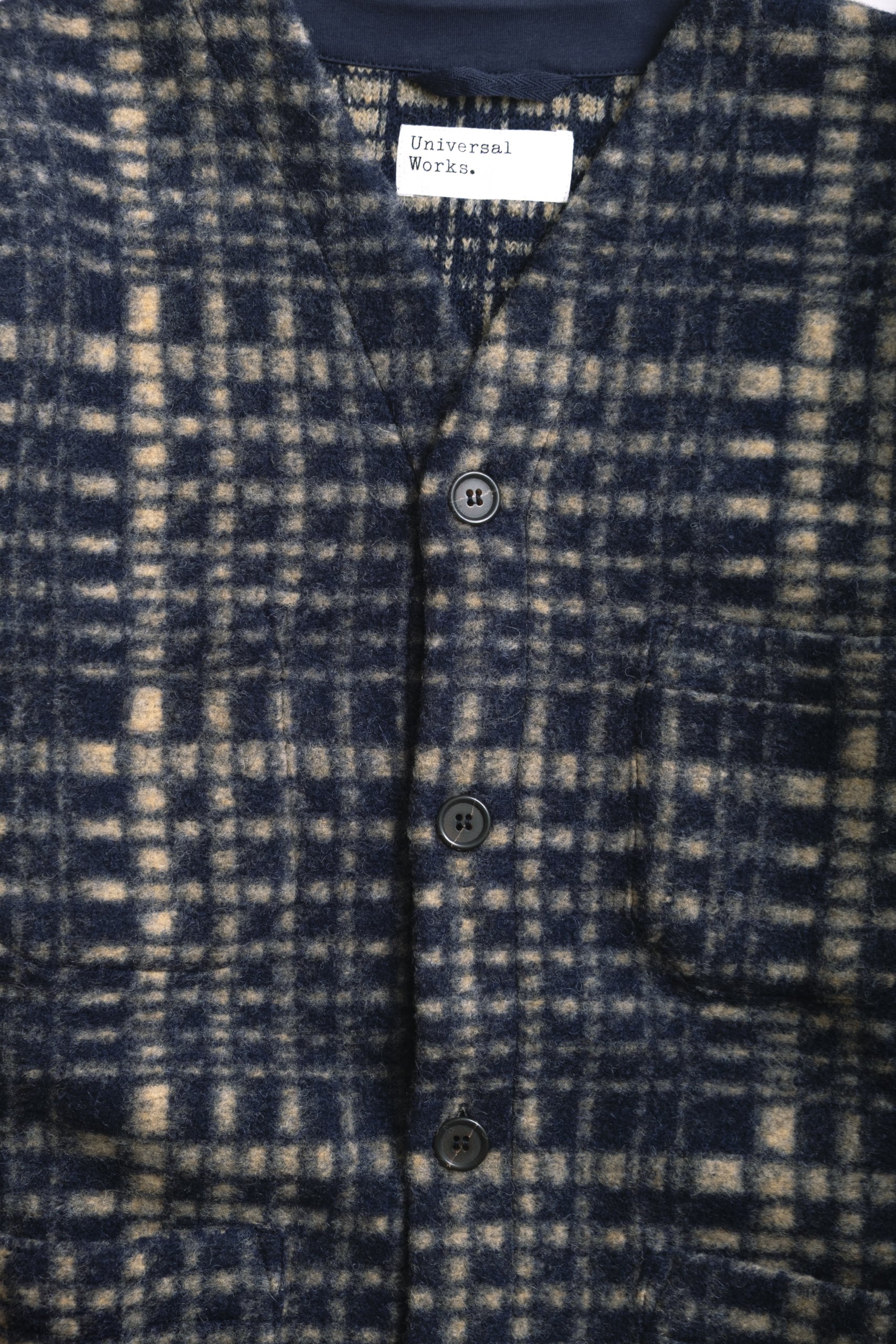 TELEPASS FLEECE CARDIGAN - NAVY