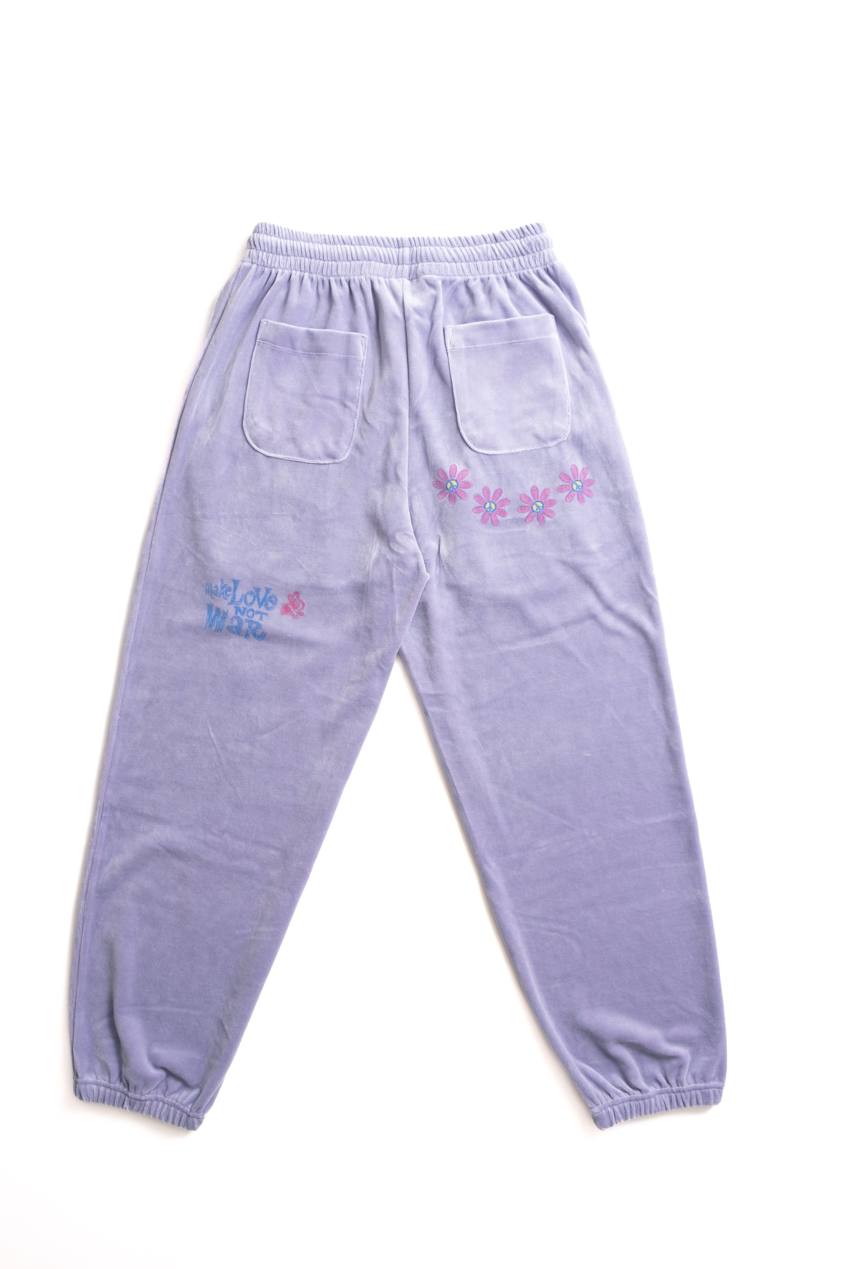 FLOWER POWER PANTS - PURPLE