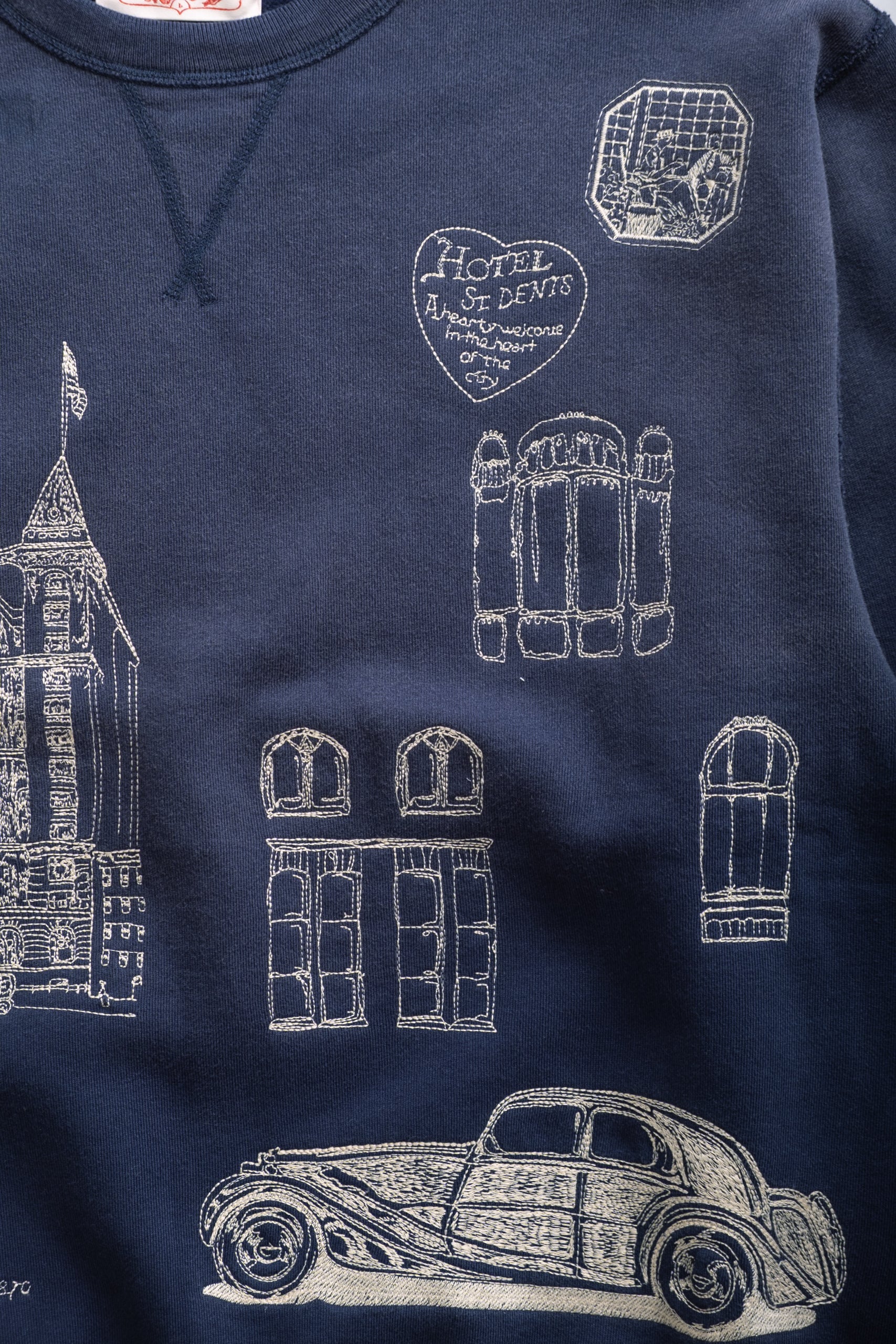 HOTEL CREWNECK - NAVY