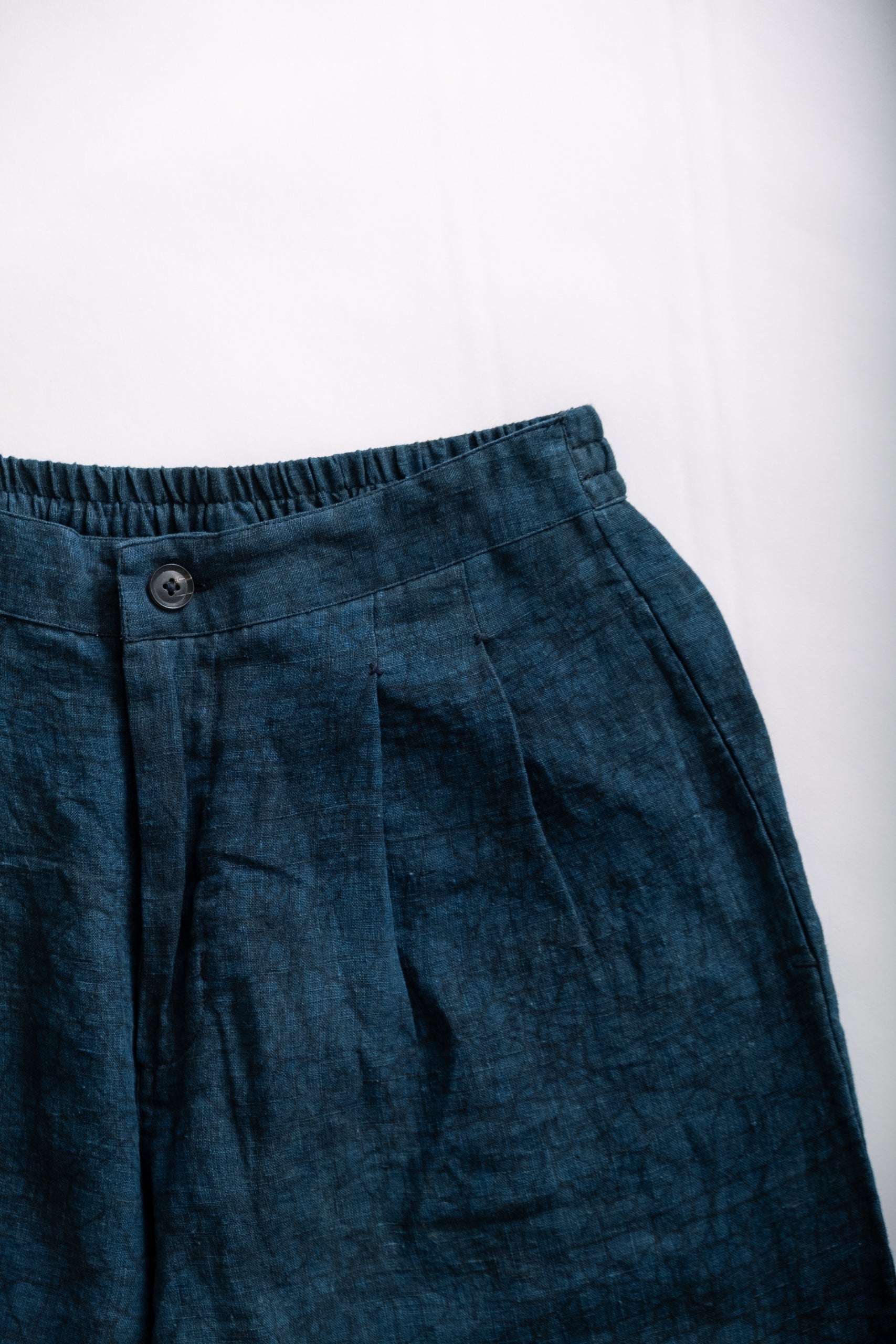 WES PLEAT PANT - INDIGO