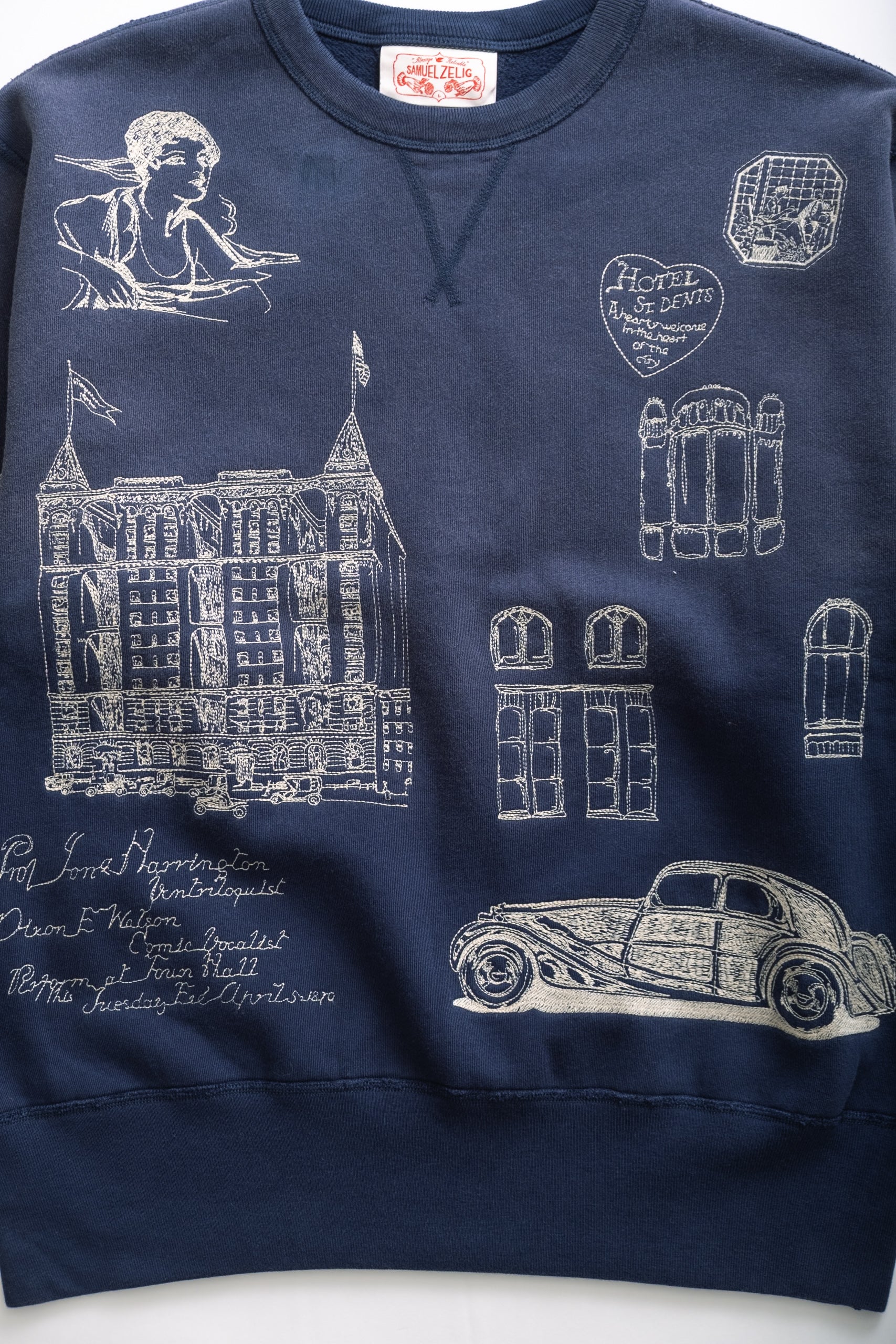 HOTEL CREWNECK - NAVY