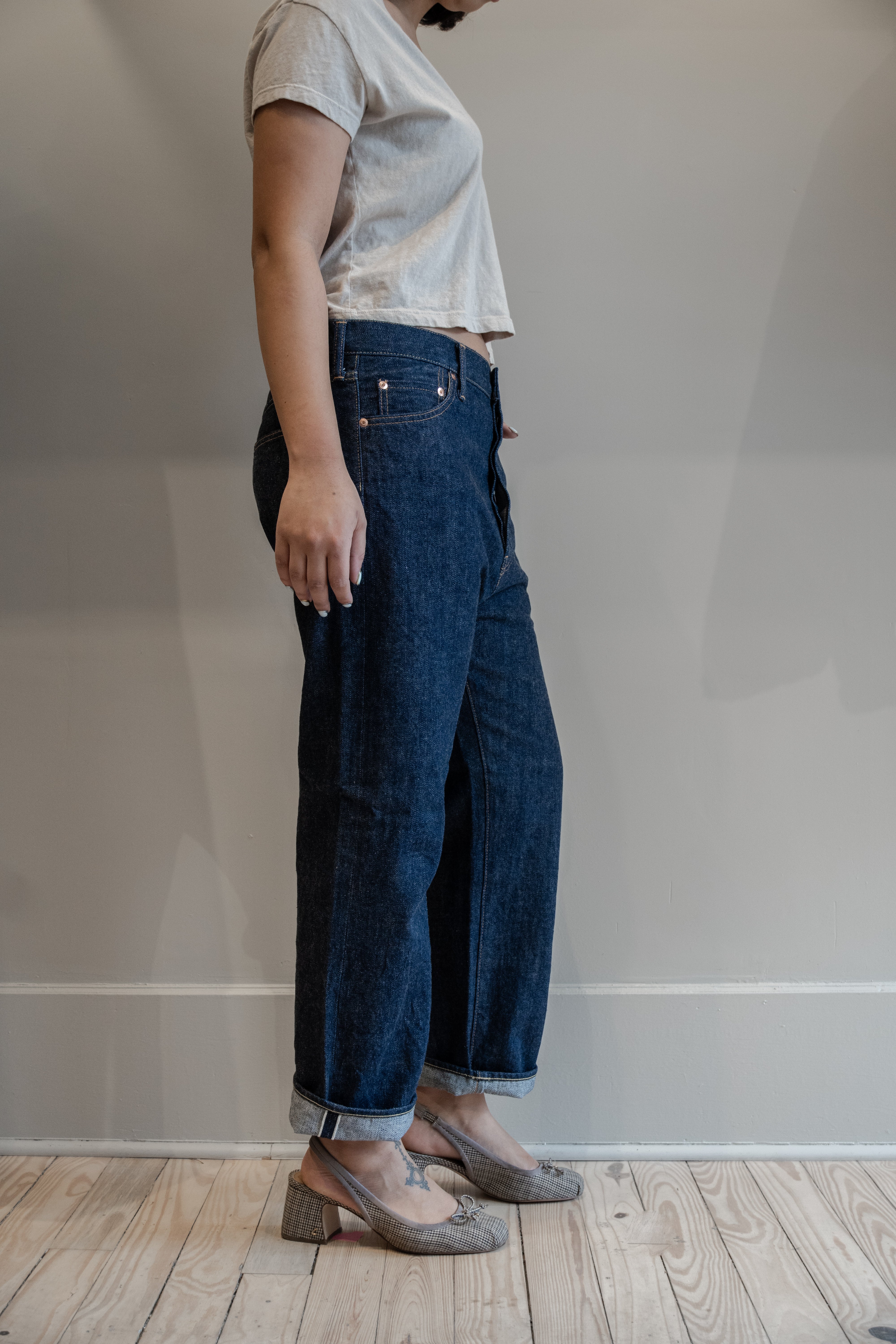 13OZ NEP WIDE TAPERED - RINSE